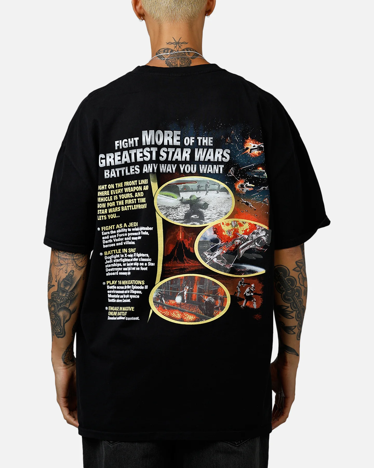 73Studio Star Wars Darth Vader Battlefront II T-Shirt Black - Image 2