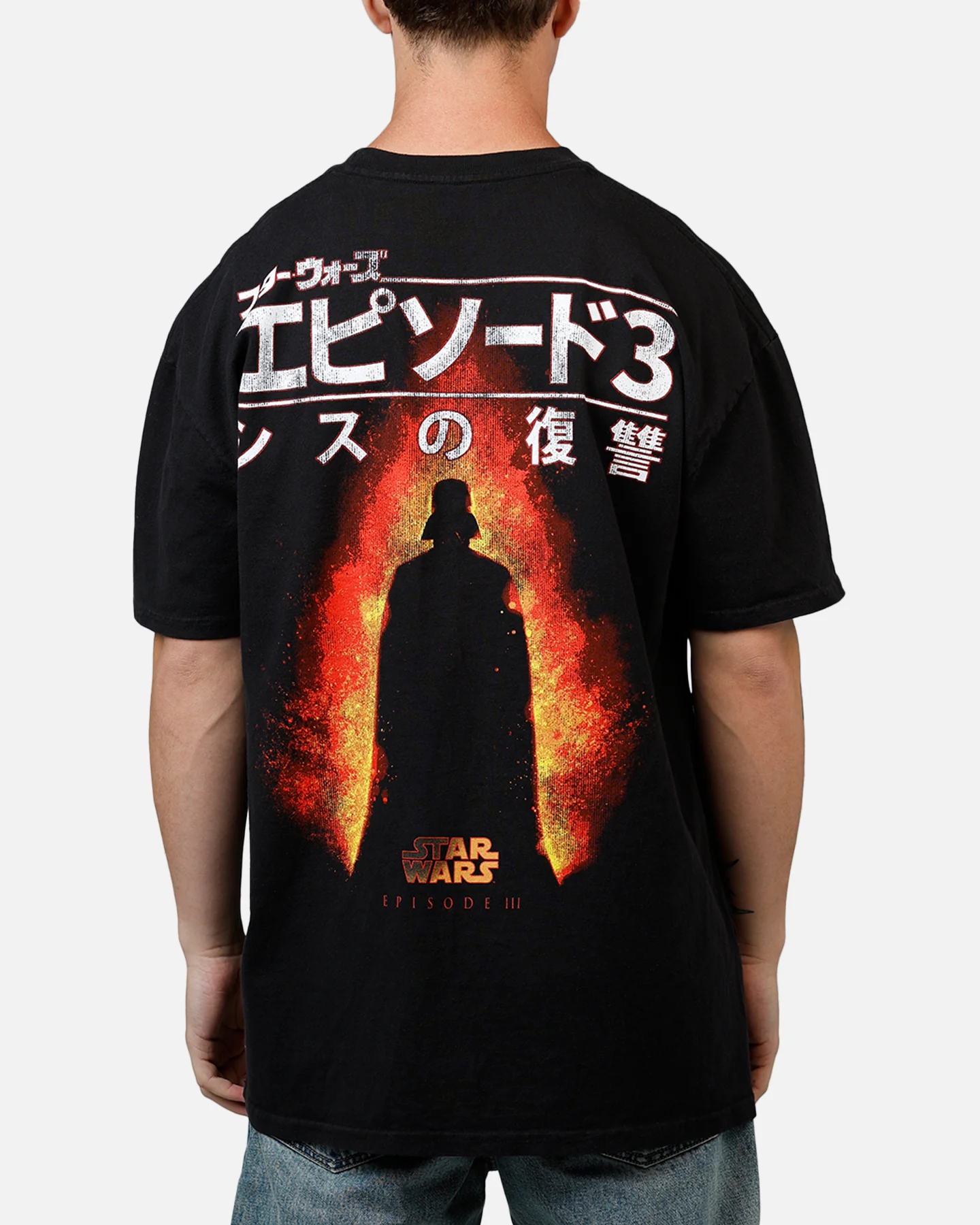 73Studio Star Wars Japan '05 Revenge Of The Sith T-Shirt Black - Image 2