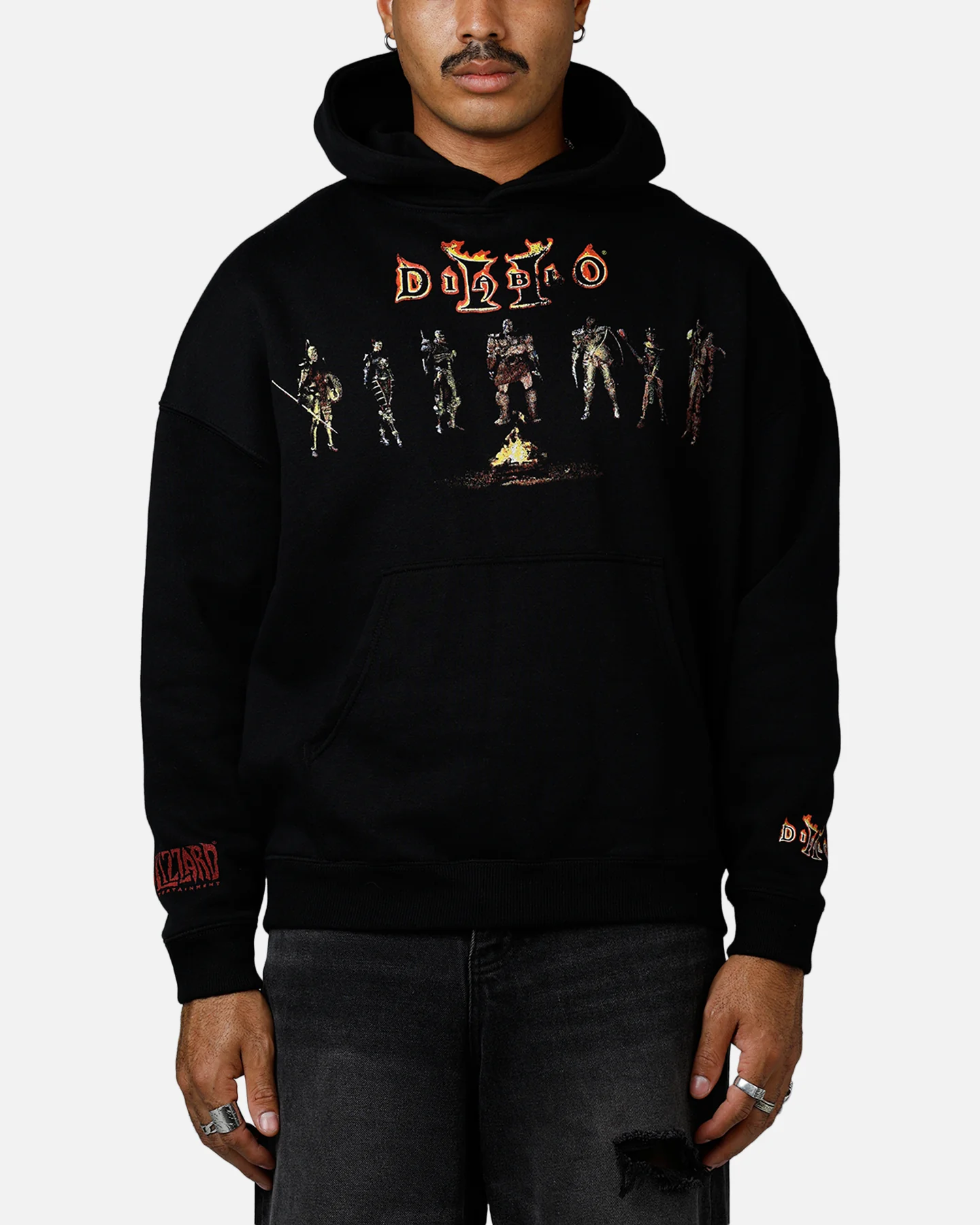 73Studio X Diablo II Halloween Premium Hoodie Black - Image 2