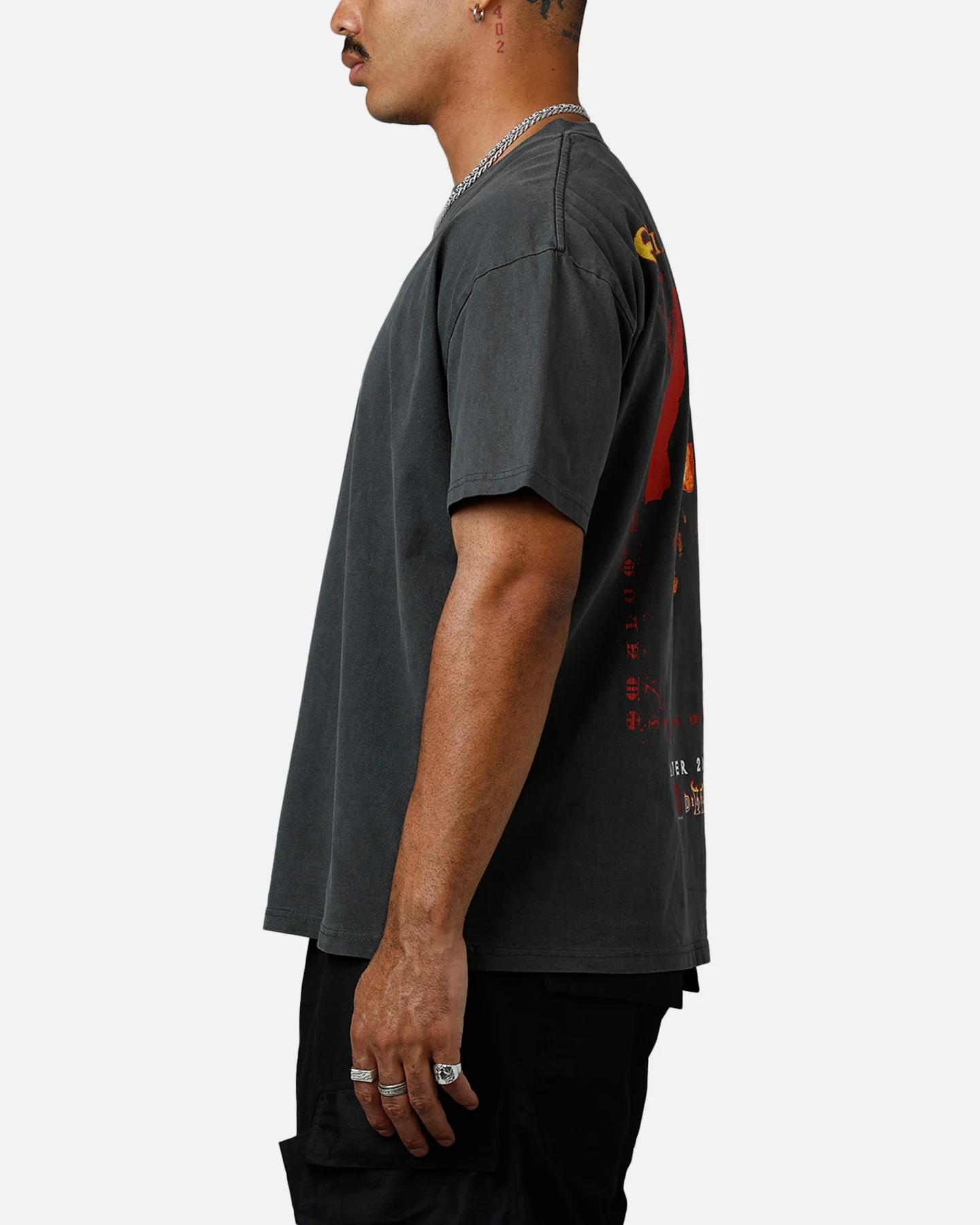 73Studio X Diablo II Halloween Summer 2000 T-Shirt Black Wash - Image 5