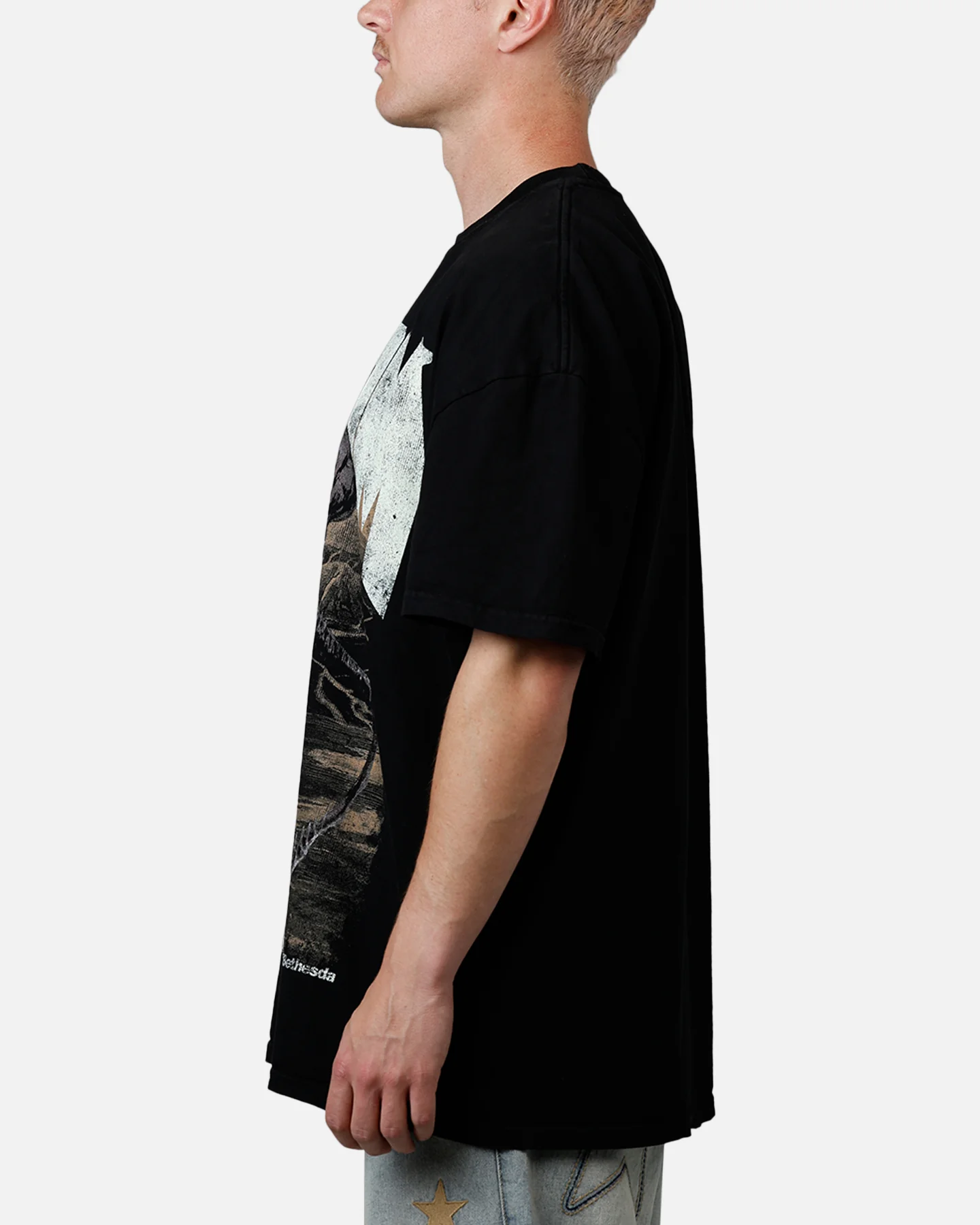 73Studio X DOOM: The Dark Ages Cacodemon Metal T-Shirt Black - Image 5