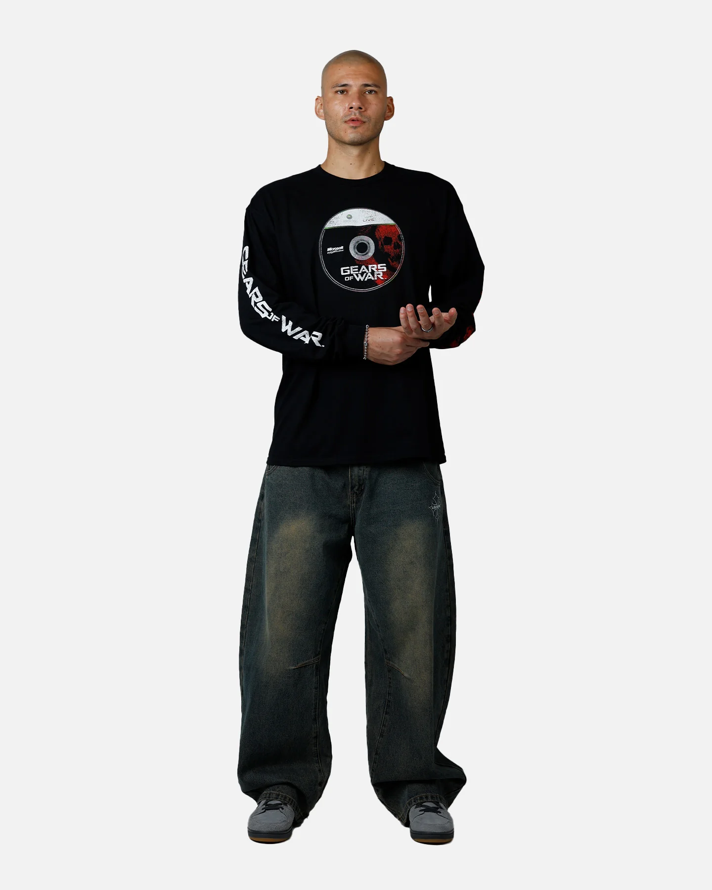 73Studio X Gears Of War Gears Of Wear Long Sleeve T-Shirt Black - Image 3