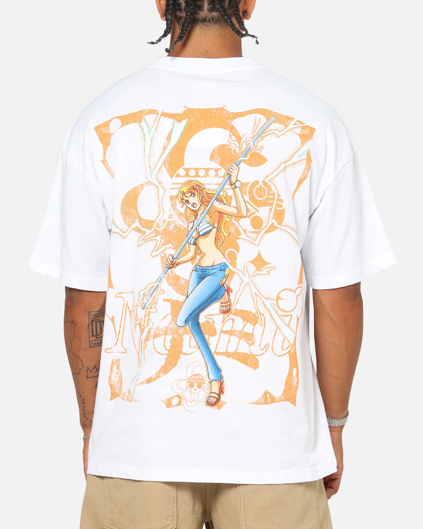 73Studio X One Piece Nami Vintage T-Shirt White - Image 2
