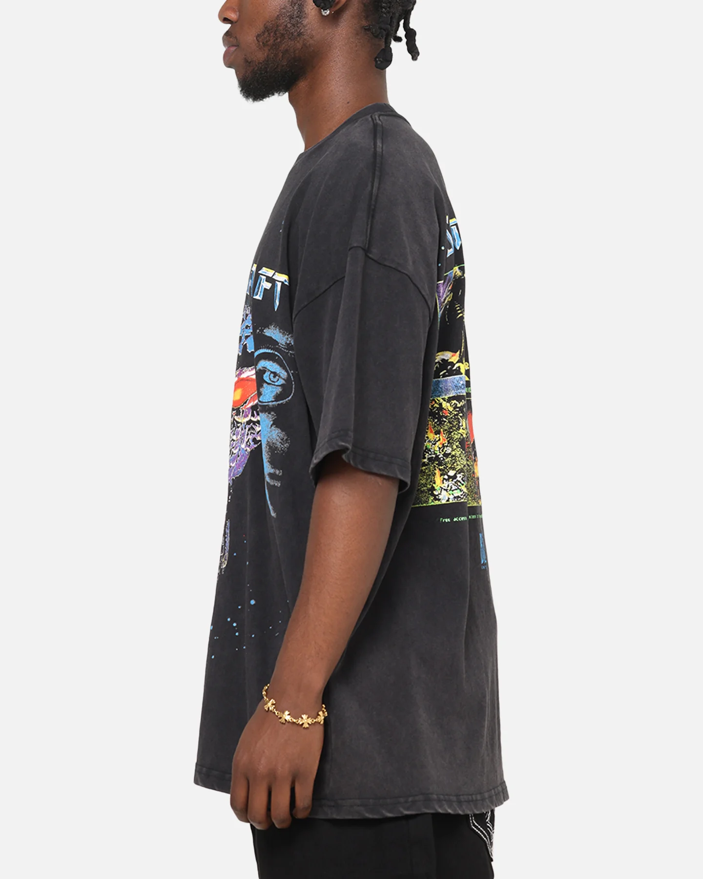 73Studio X Starcraft '98 Cover Heavy T-Shirt Black Wash - Image 4