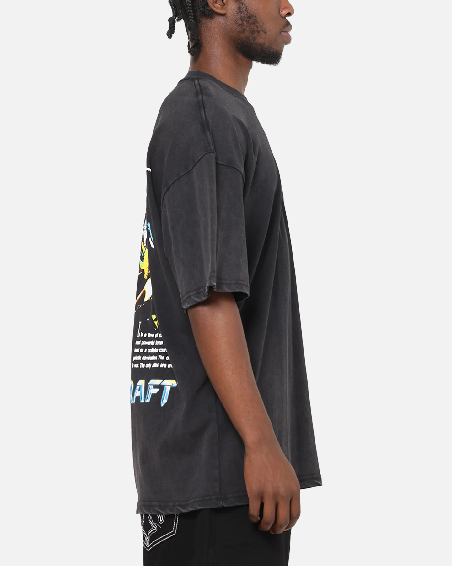 73Studio X Starcraft '98 Factions Heavy T-Shirt Black Wash - Image 5