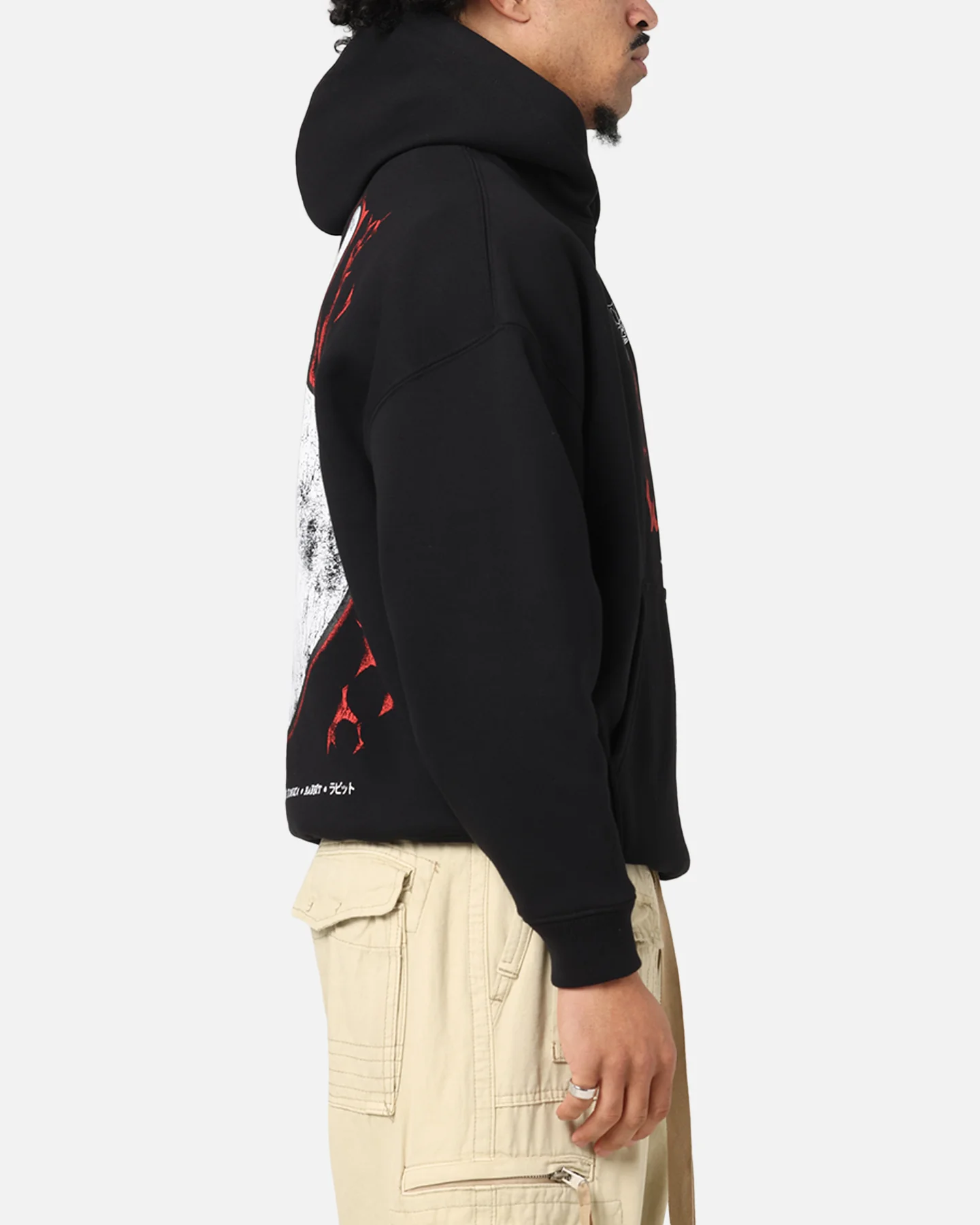 73Studio X Tokyo Ghoul Rabbit Premium Hoodie Black - Image 5