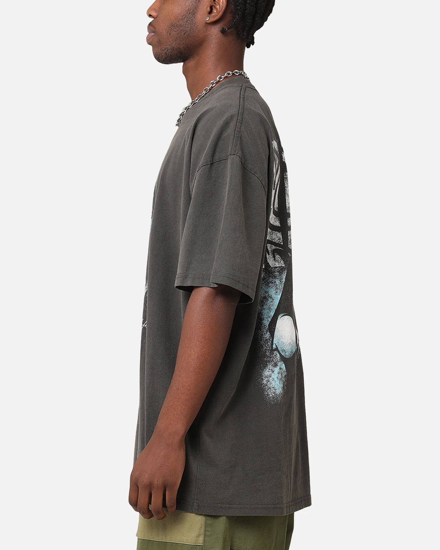 73Studio Disney Hercules Hades Heavyweight T-Shirt Black Wash - Image 6