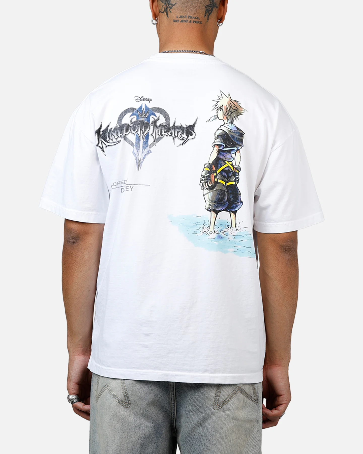 73Studio Disney Kingdom Hearts Disc Heavyweight T-Shirt White - Image 2