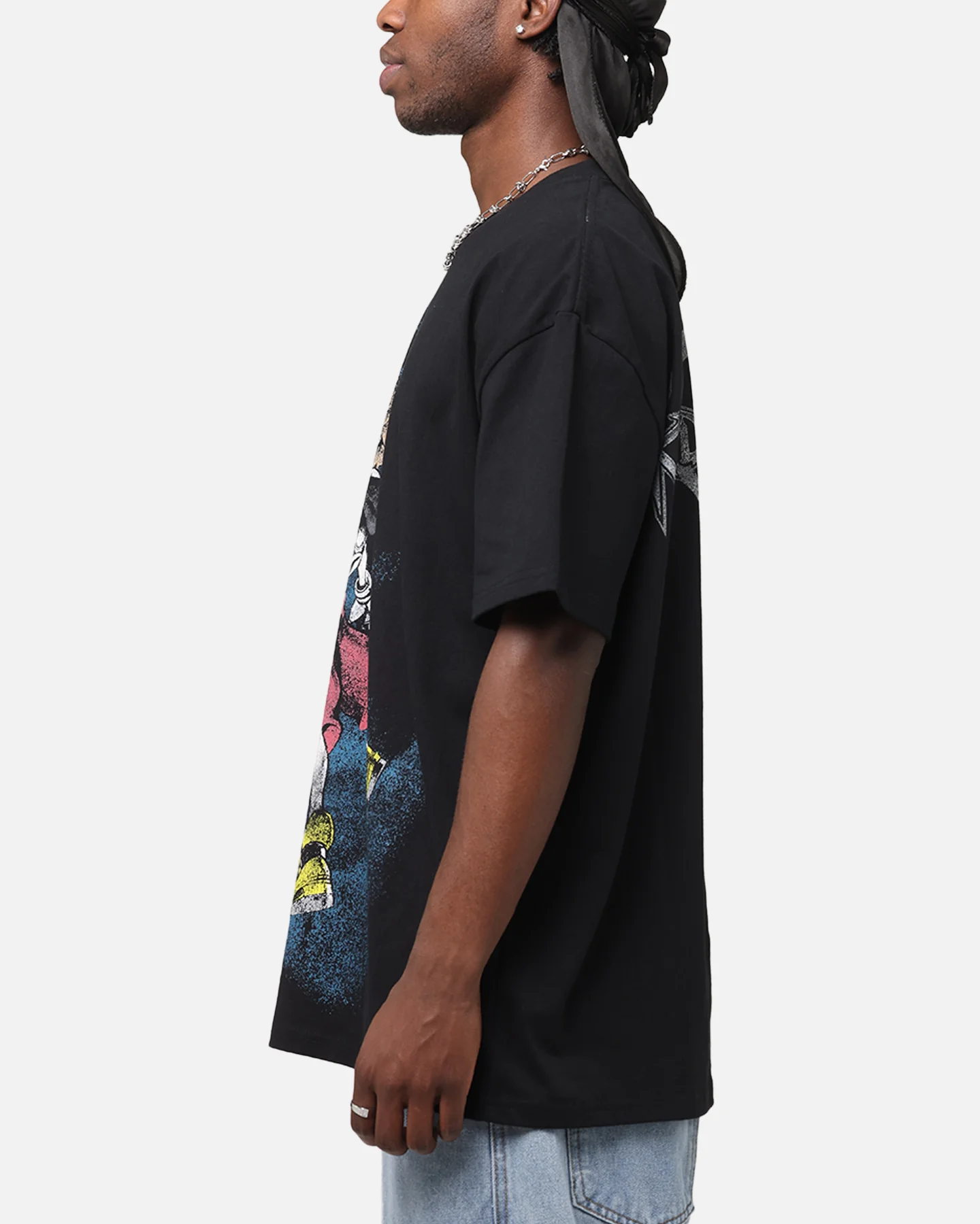 73Studio Disney Kingdom Hearts Sora Heavyweight T-Shirt Black - Image 6