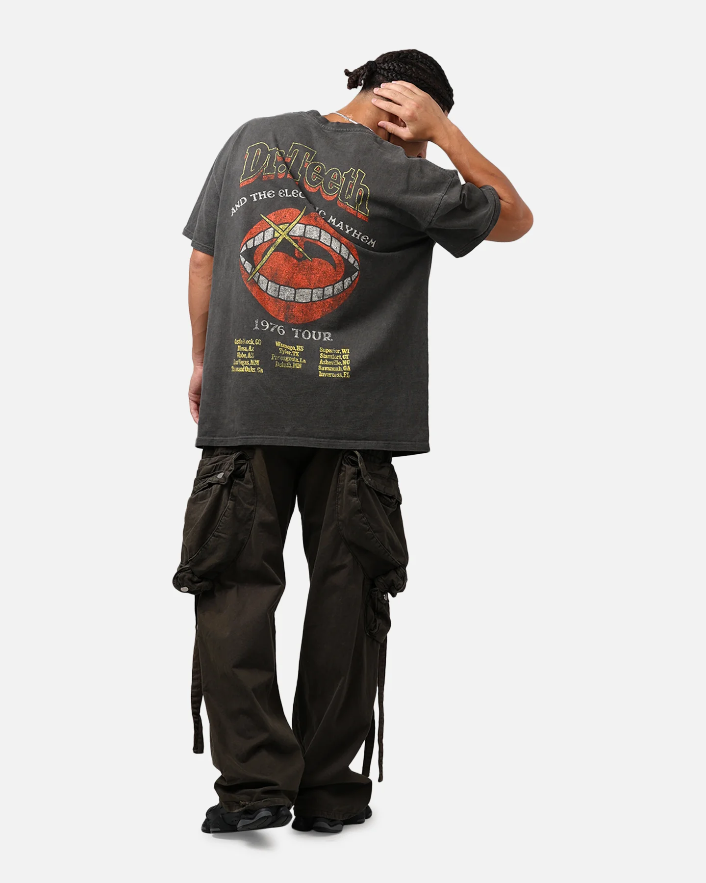 73Studio Disney The Muppets Animal Heavyweight T-Shirt Black Wash - Image 6