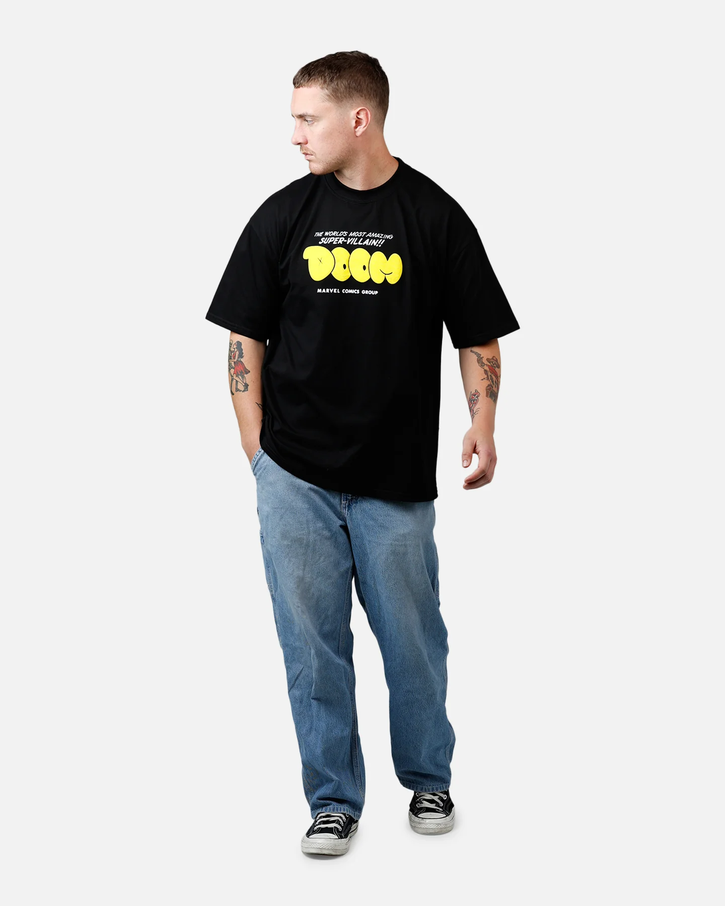 73Studio Marvel Doctor Doom T-Shirt Black - Image 3