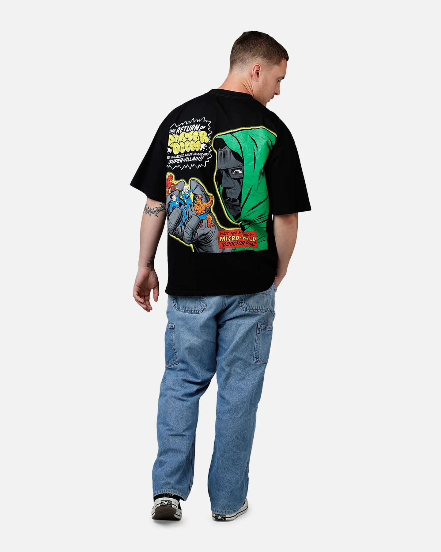 73Studio Marvel Doctor Doom T-Shirt Black - Image 6