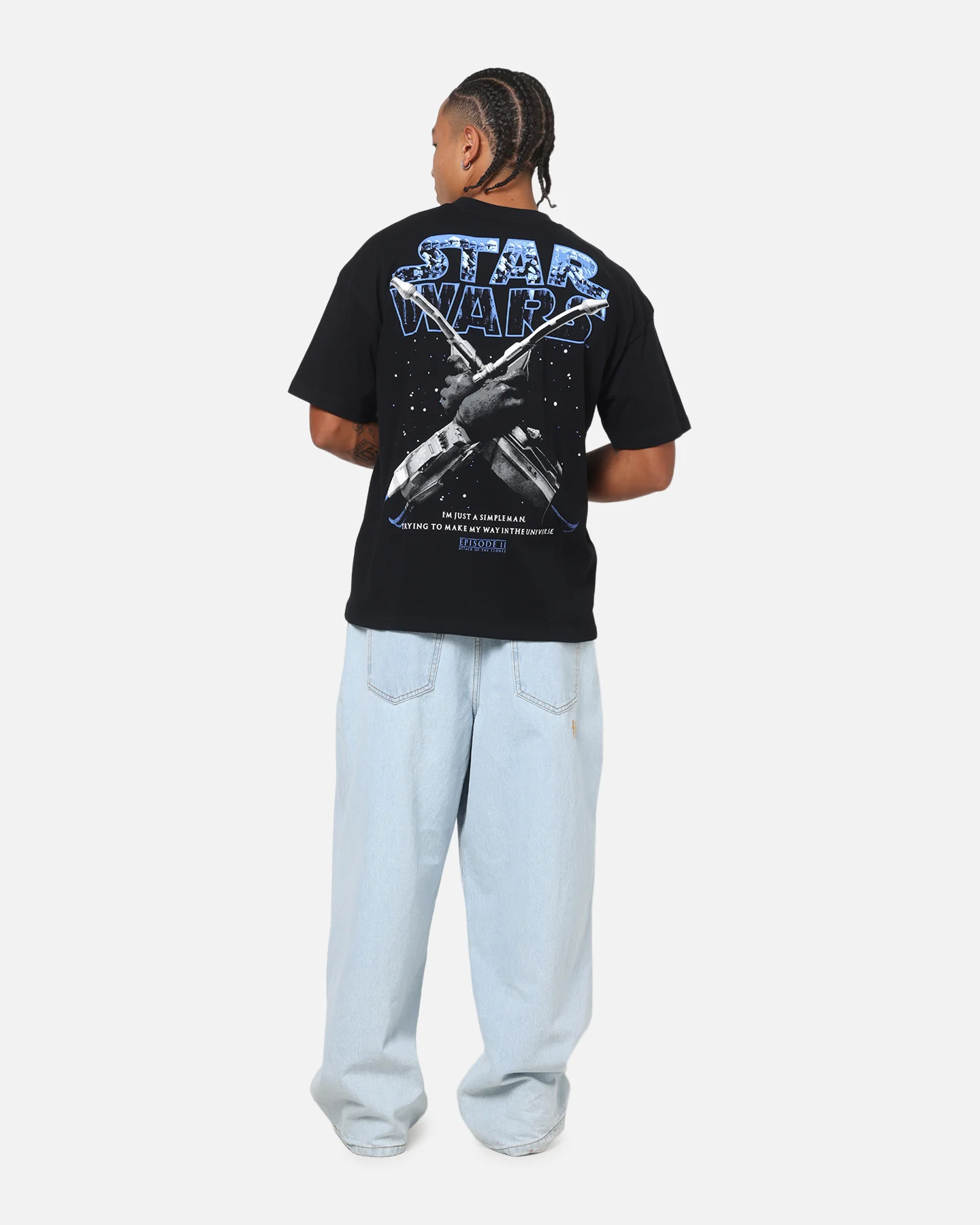 73Studio Star Wars 2002 Jango T-Shirt Black - Image 3