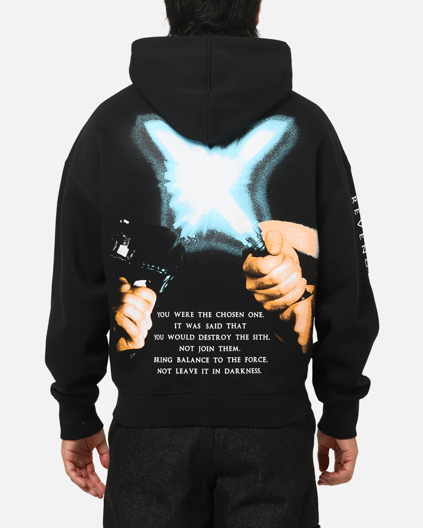 73Studio Star Wars 2005 Vader Zip Hoodie Black - Image 2