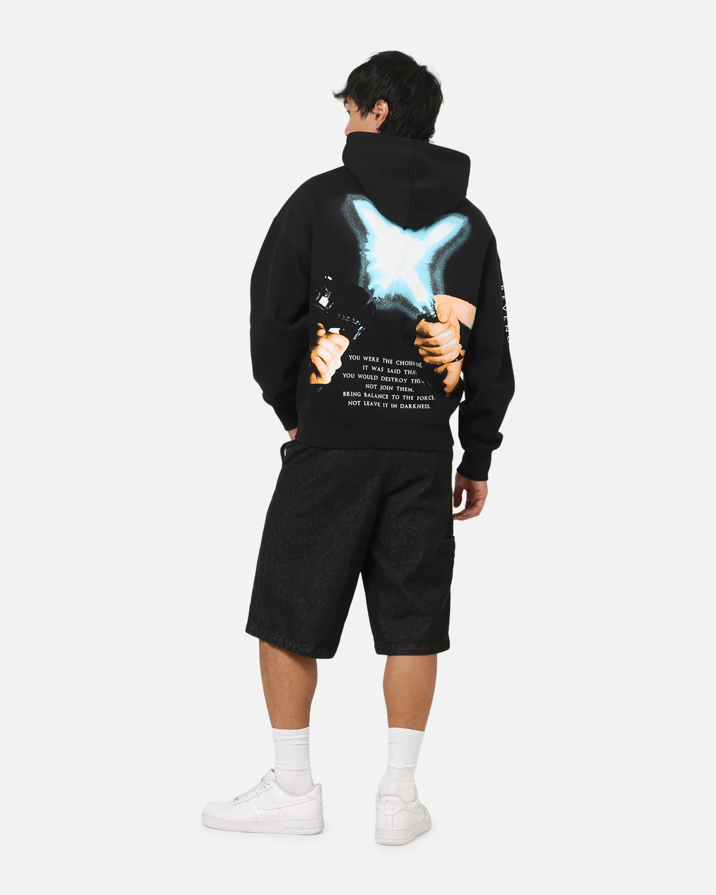 73Studio Star Wars 2005 Vader Zip Hoodie Black - Image 4