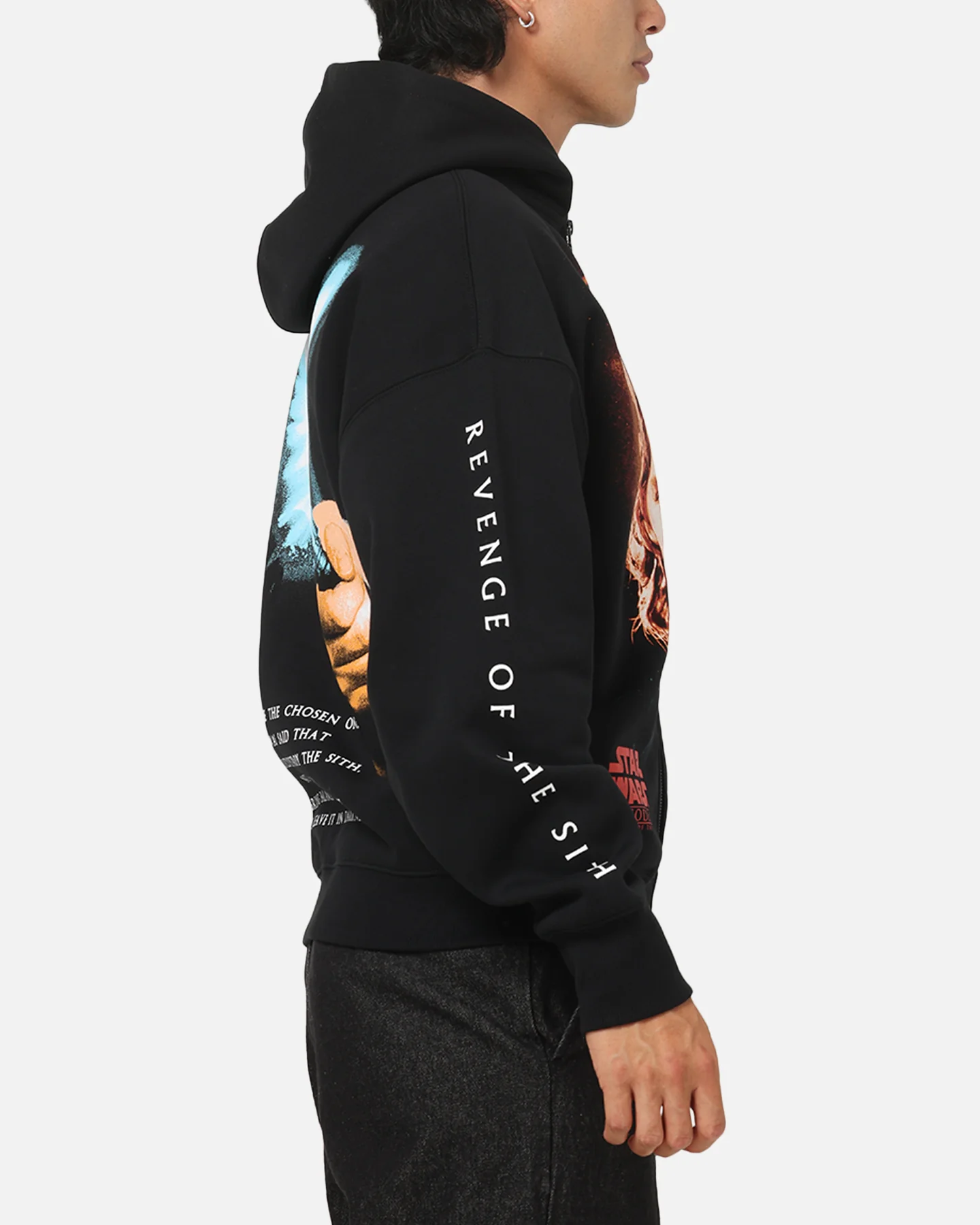 73Studio Star Wars 2005 Vader Zip Hoodie Black - Image 5