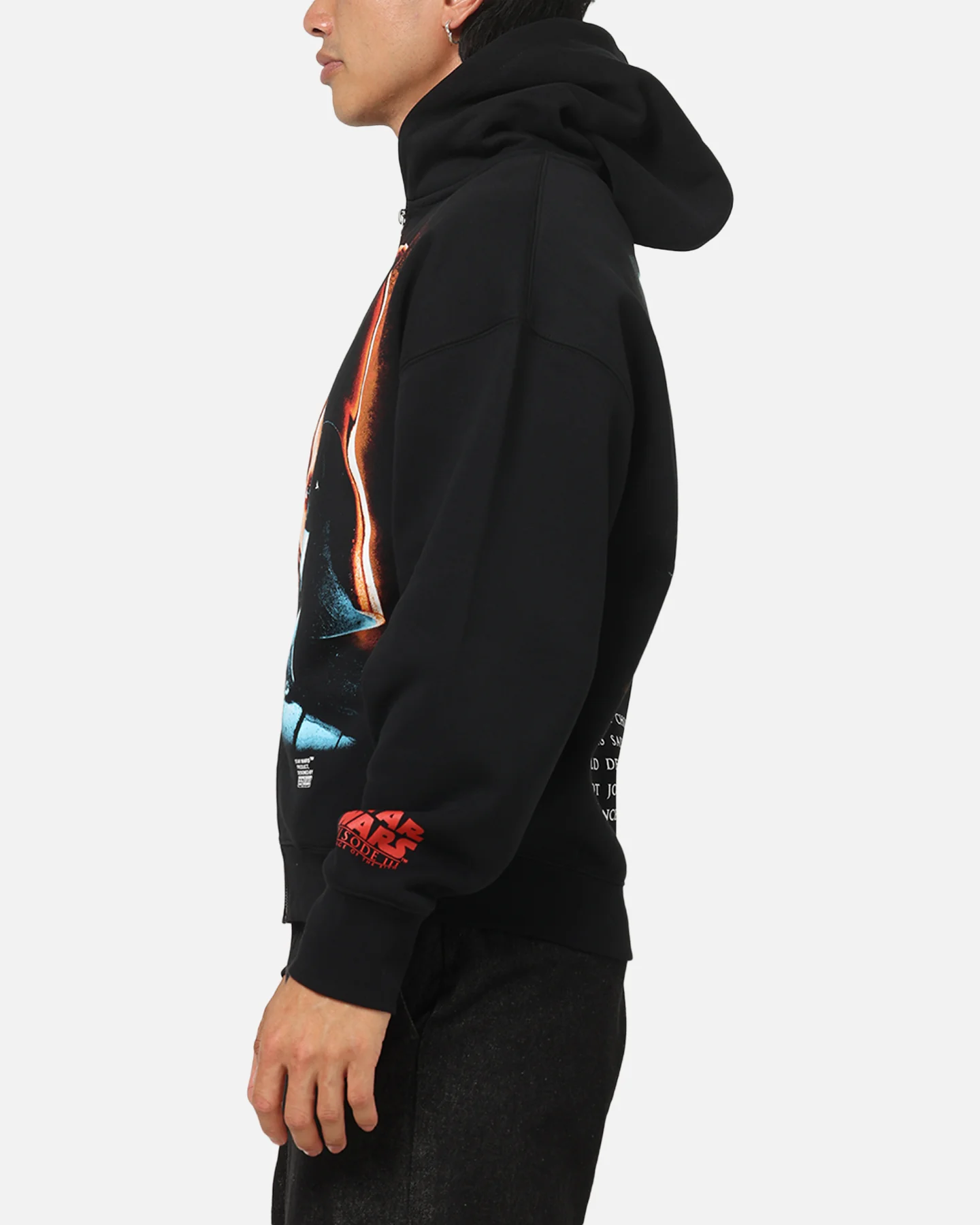 73Studio Star Wars 2005 Vader Zip Hoodie Black - Image 6