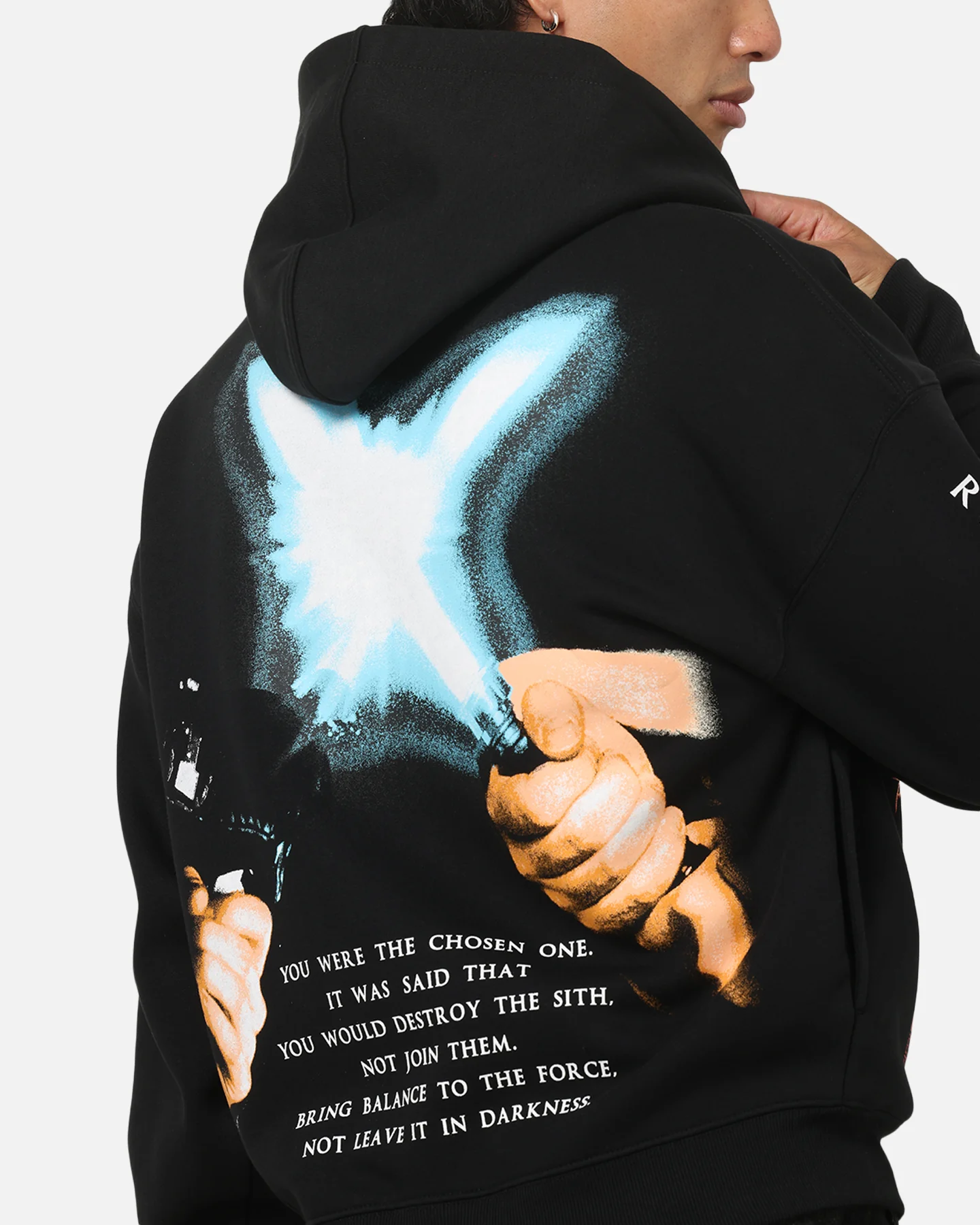 73Studio Star Wars 2005 Vader Zip Hoodie Black - Image 8
