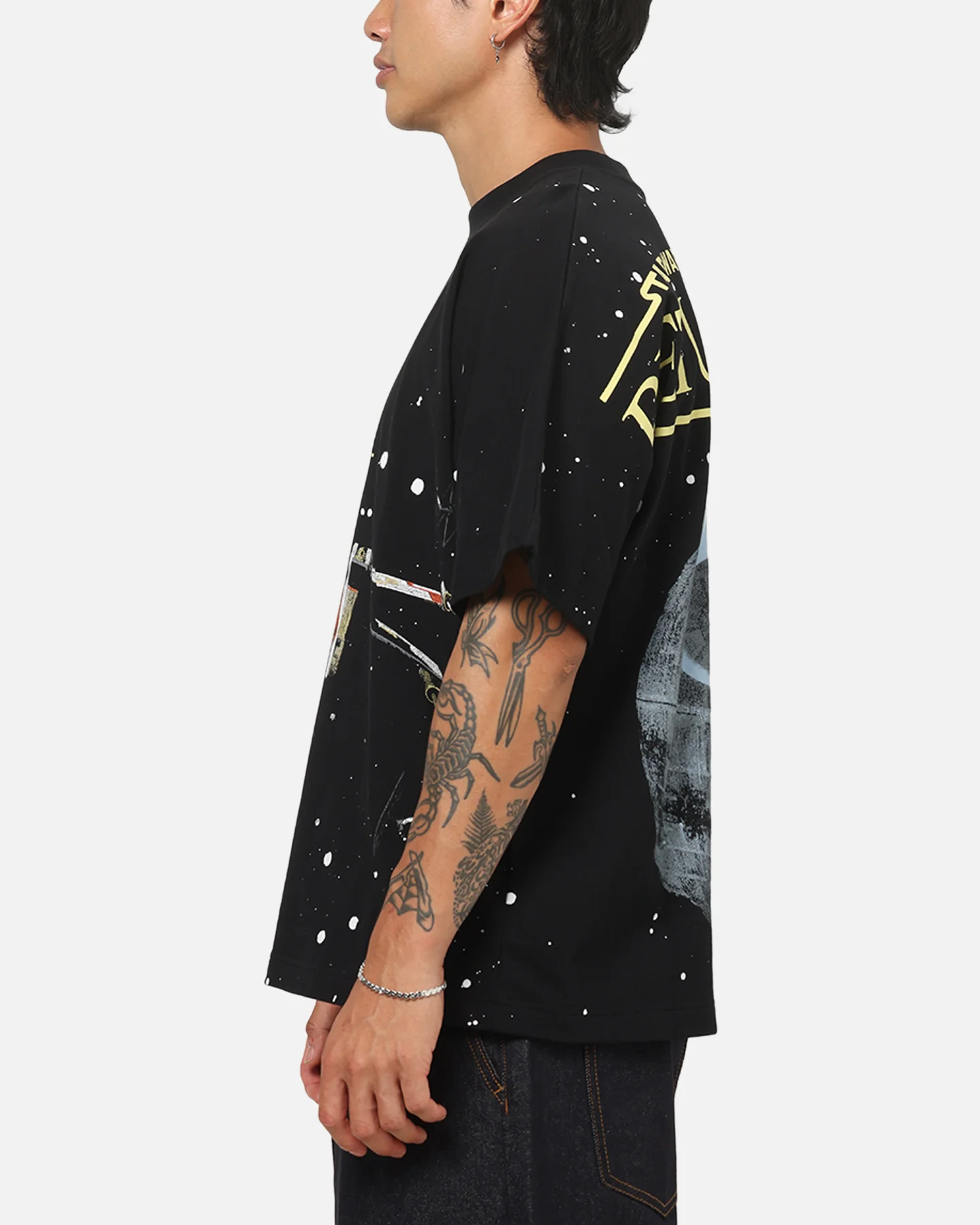 73Studio Star Wars '83 Return Of The Jedi All Print T-Shirt Black - Image 6