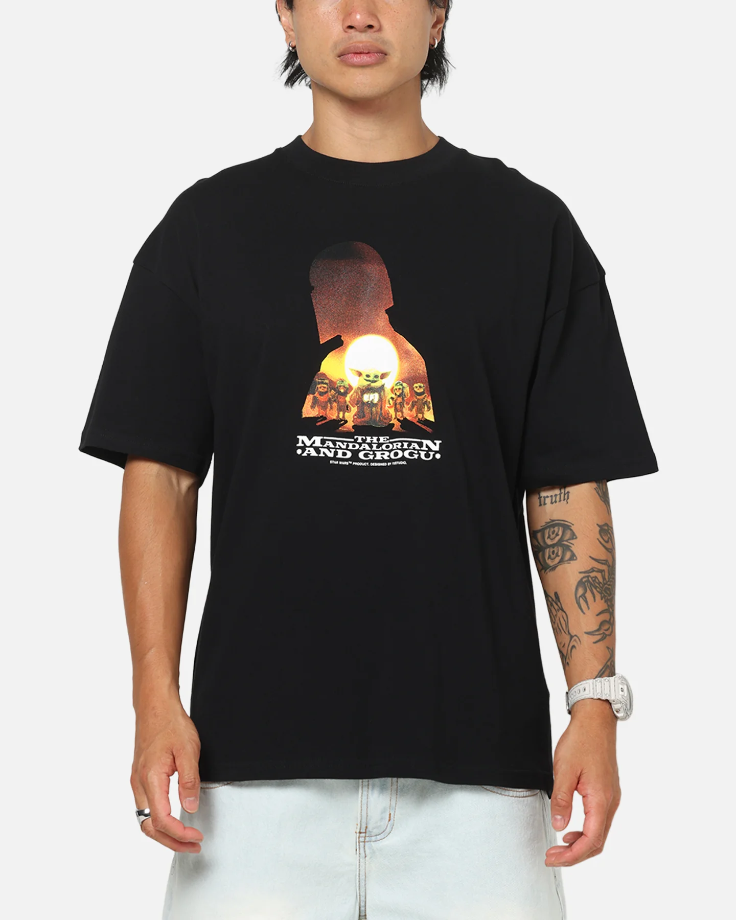 73Studio Star Wars This Is The Way T-Shirt Black - Image 2