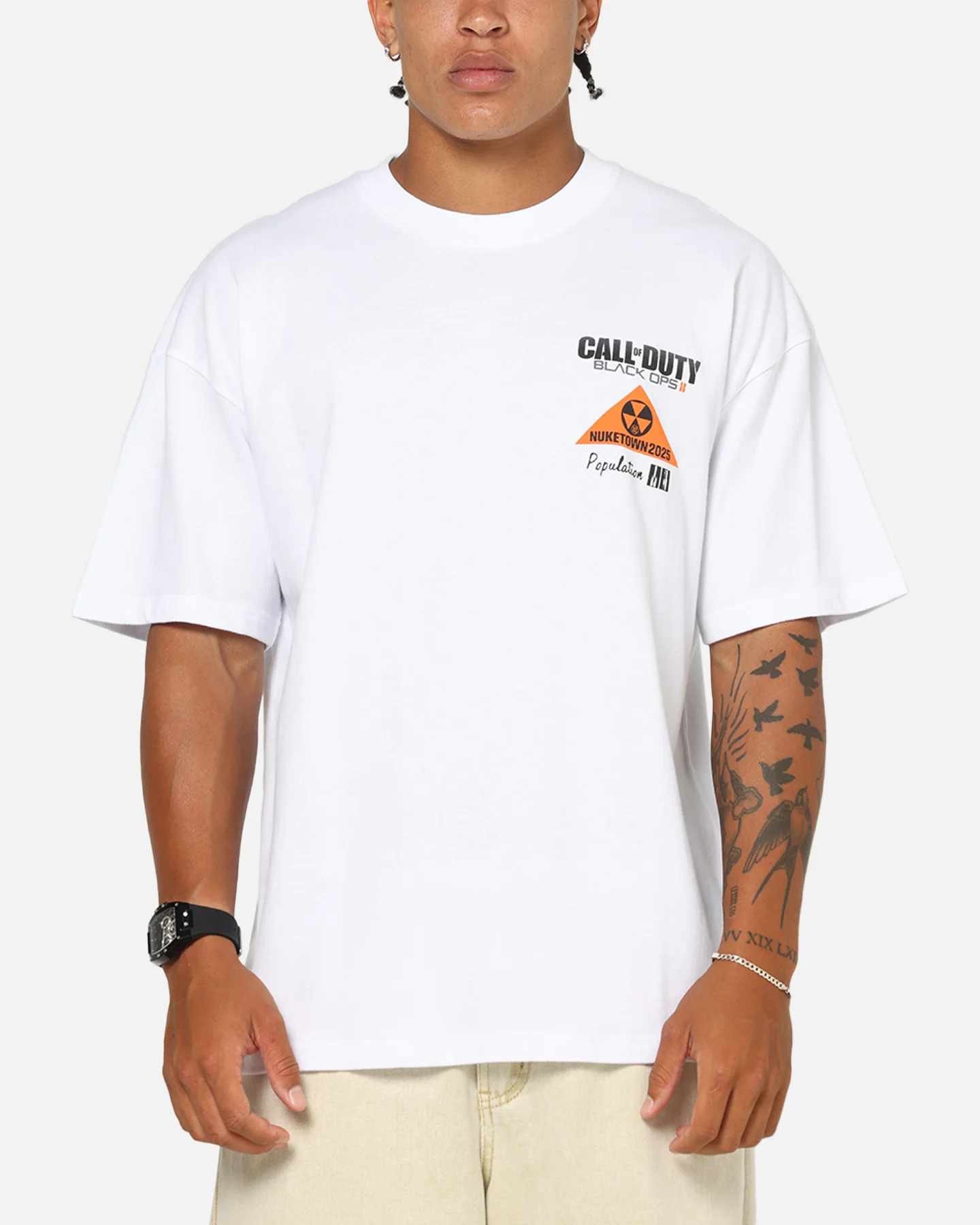 73Studio X Call Of Duty Black Ops II Nuketown 25 T-Shirt White - Image 2