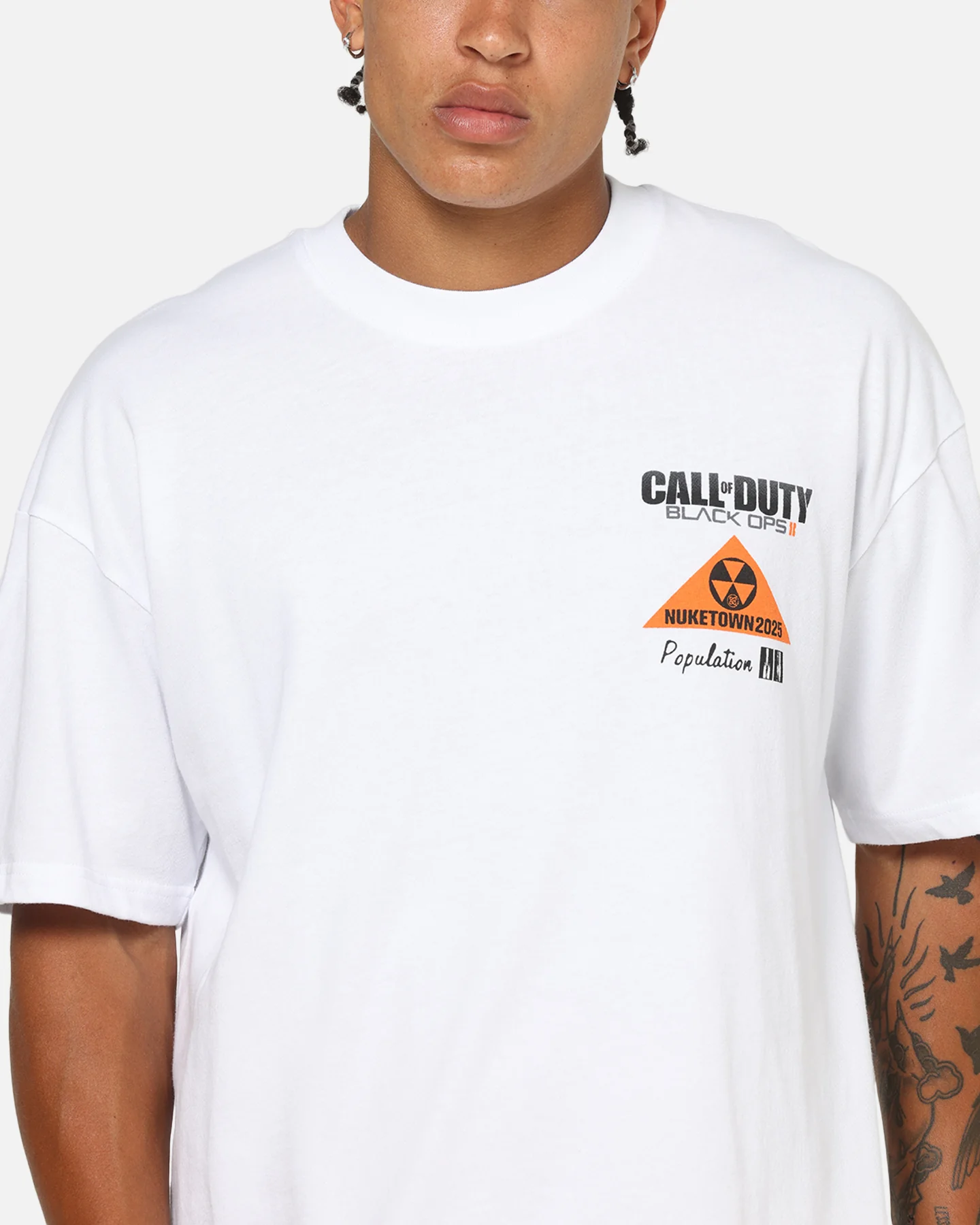 73Studio X Call Of Duty Black Ops II Nuketown 25 T-Shirt White - Image 8