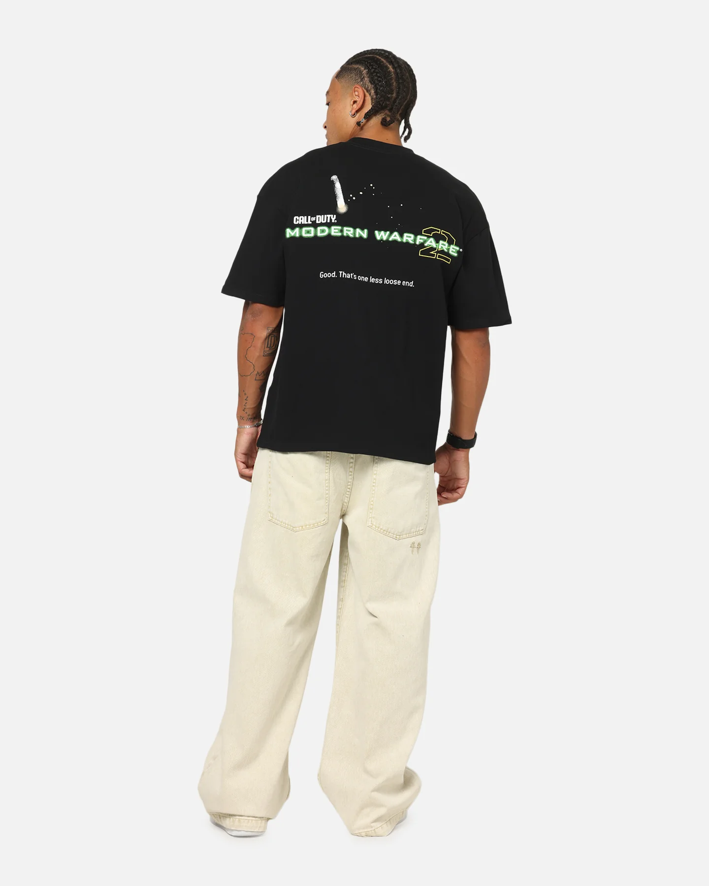 73Studio X Call Of Duty Modern Warfare 2 One Last Looose End T-Shirt Black - Image 4