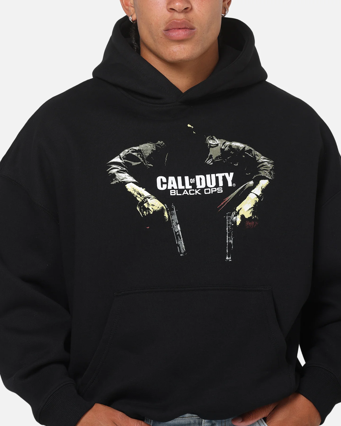 73Studio X Call Of Duty Black Ops The Numbers Mason Hoodie Black - Image 8