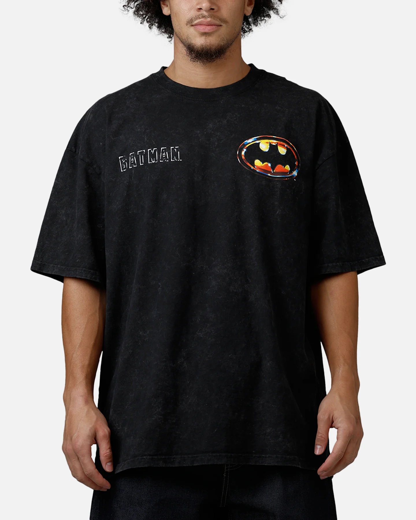 73Studio X DC Batman 1989 T-Shirt Black Acidwash - Image 2