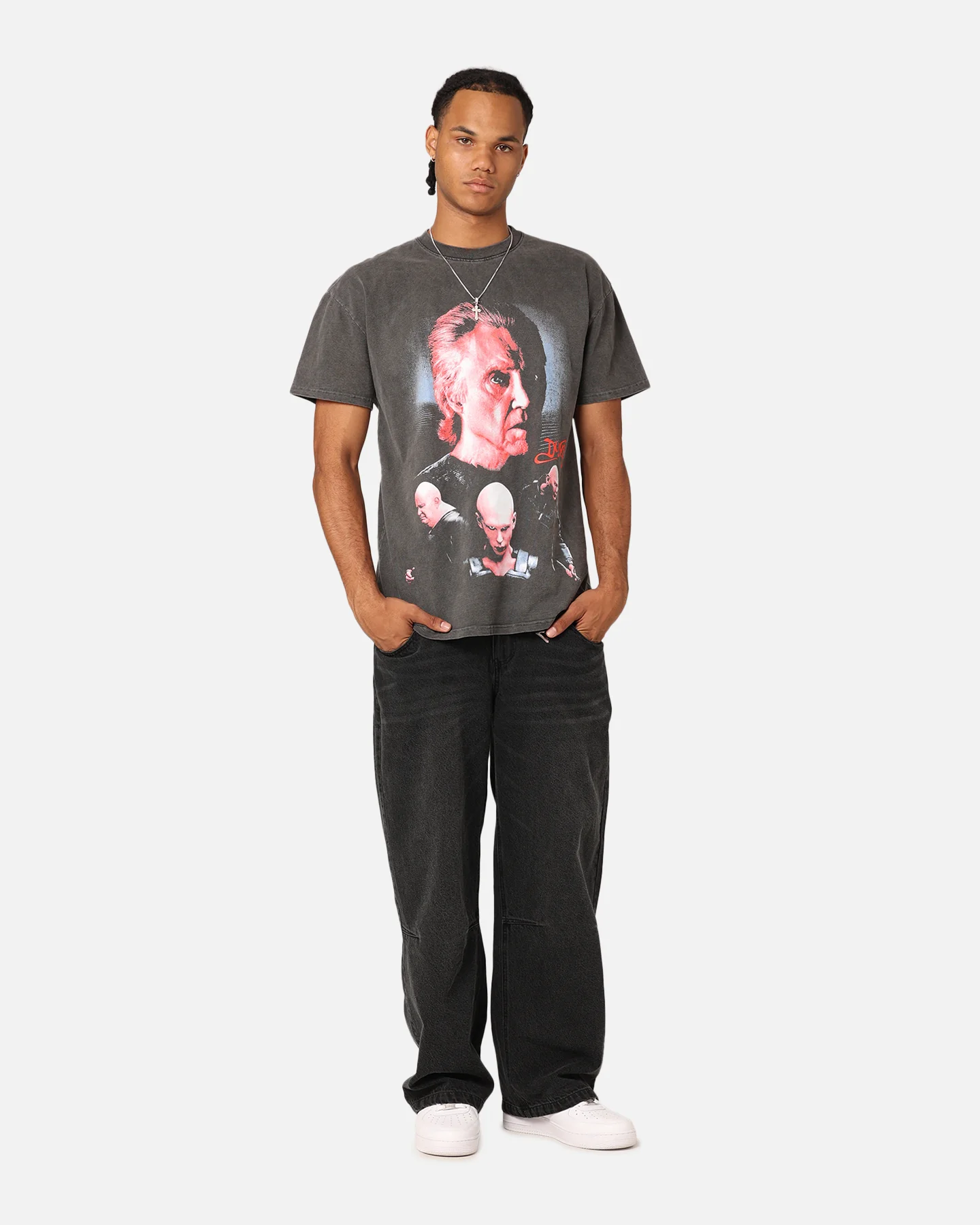 73Studio X Dune Tyranny Heavyweight T-Shirt Black Wash - Image 2