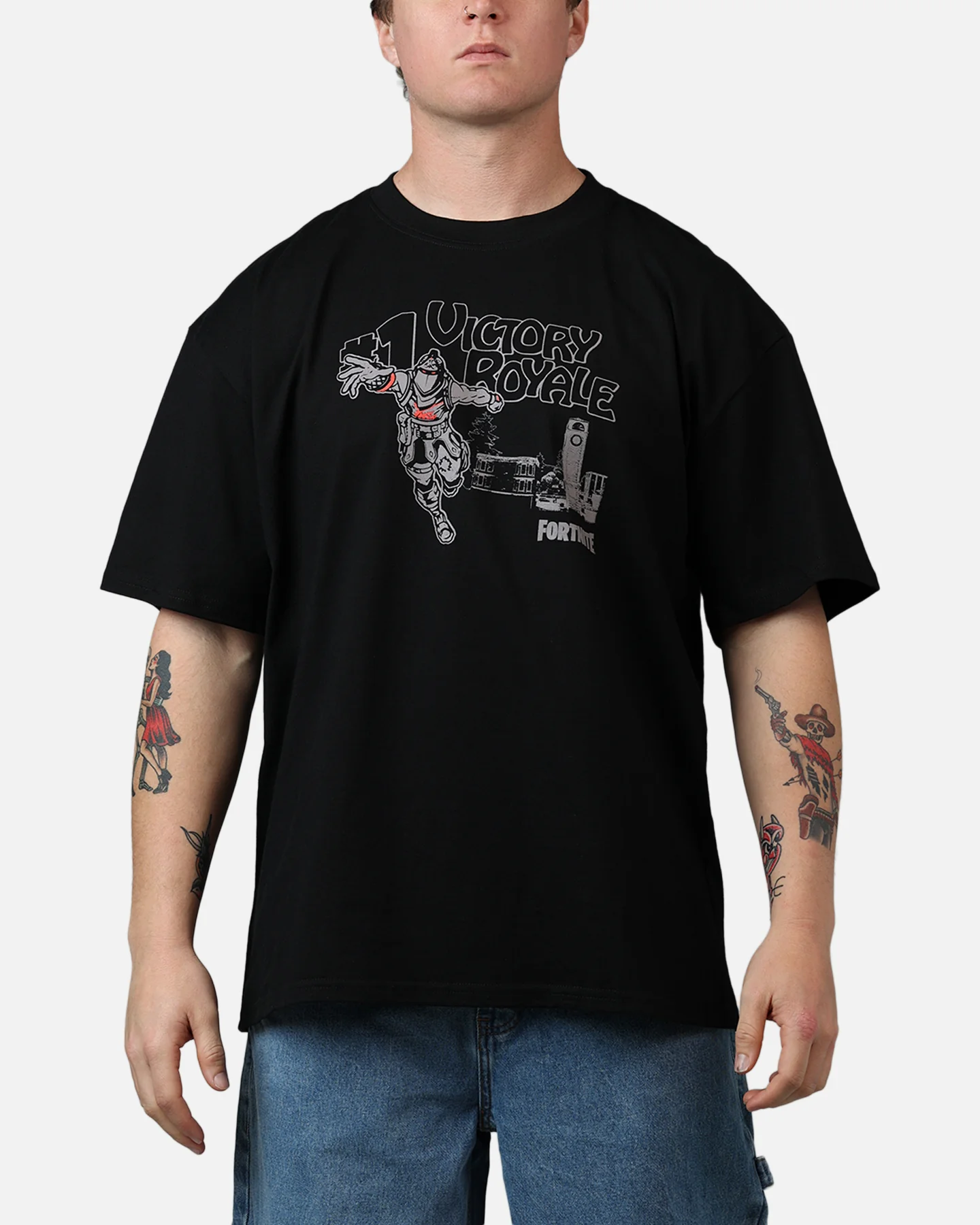 73Studio X Fortnite Victory Royale T-Shirt Black - Image 2