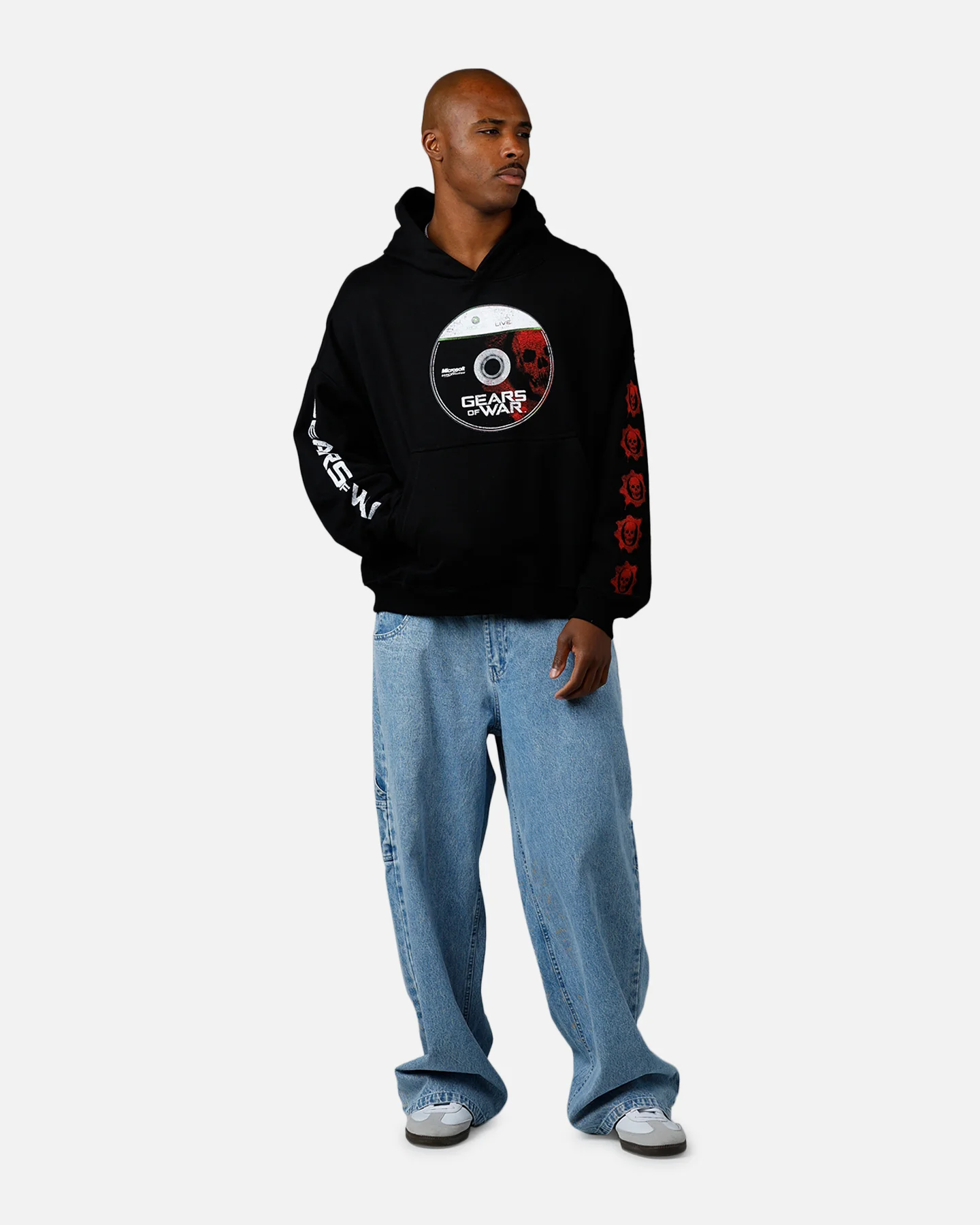 73Studio X Gears Of War '08 Gears 2 Disc Hoodie Black - Image 3