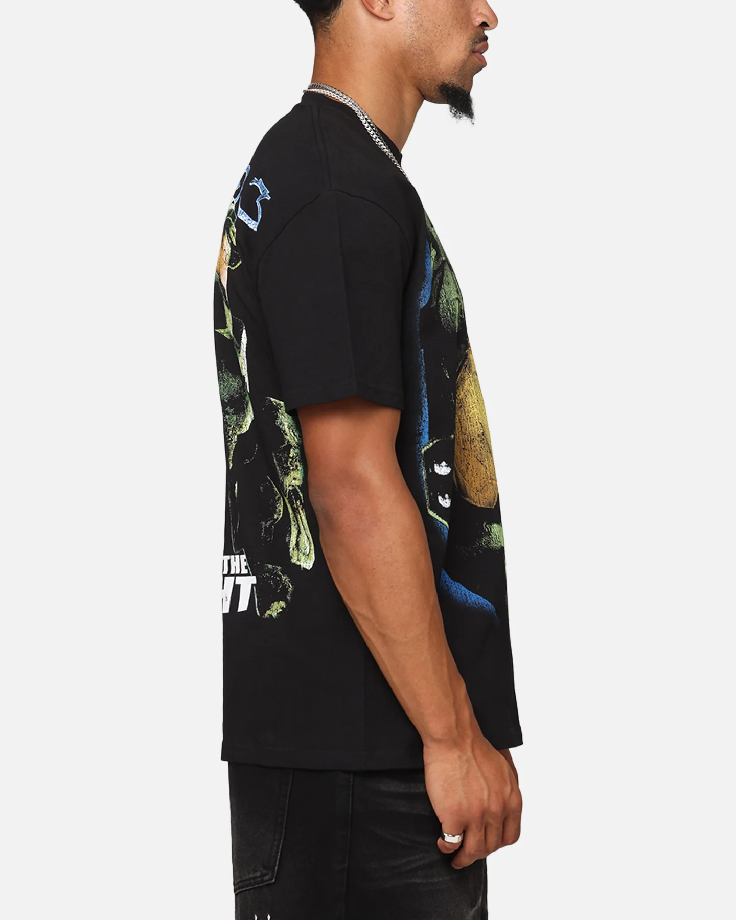 73Studio X Halo Big Head Heavyweight T-Shirt Black - Image 5