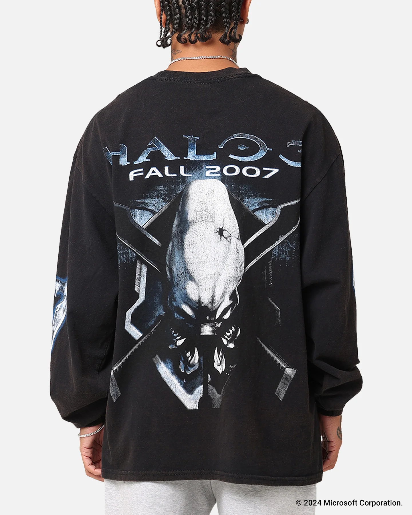 73Studio X Halo Halo Legendary Long Sleeve T-Shirt Black - Image 4