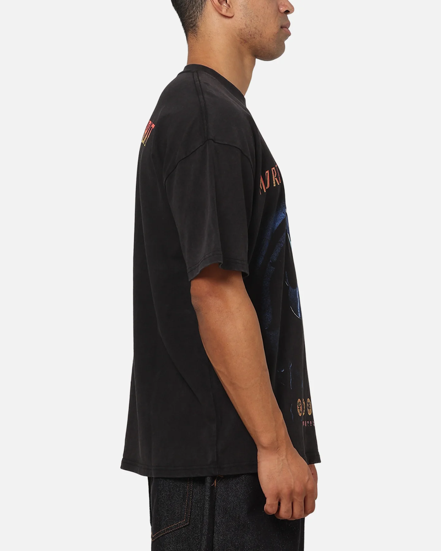 73Studio X Mortal Kombat 2 Vintage T-Shirt Black Acidwash - Image 5