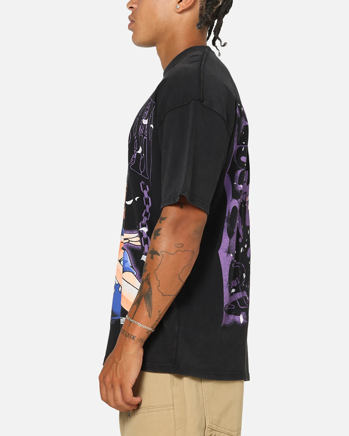 73Studio X One Piece Robin Vintage T-Shirt Off Black - Image 6