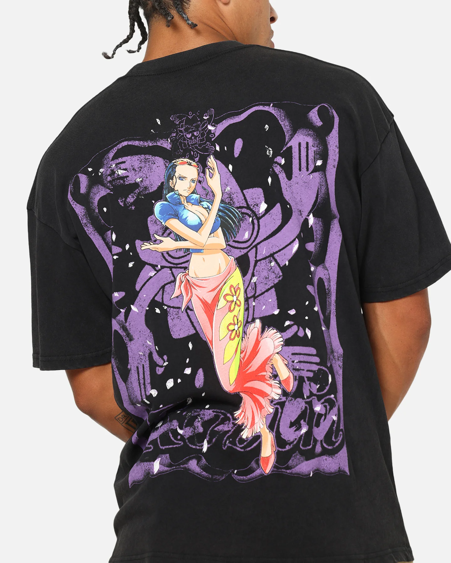 73Studio X One Piece Robin Vintage T-Shirt Off Black - Image 8