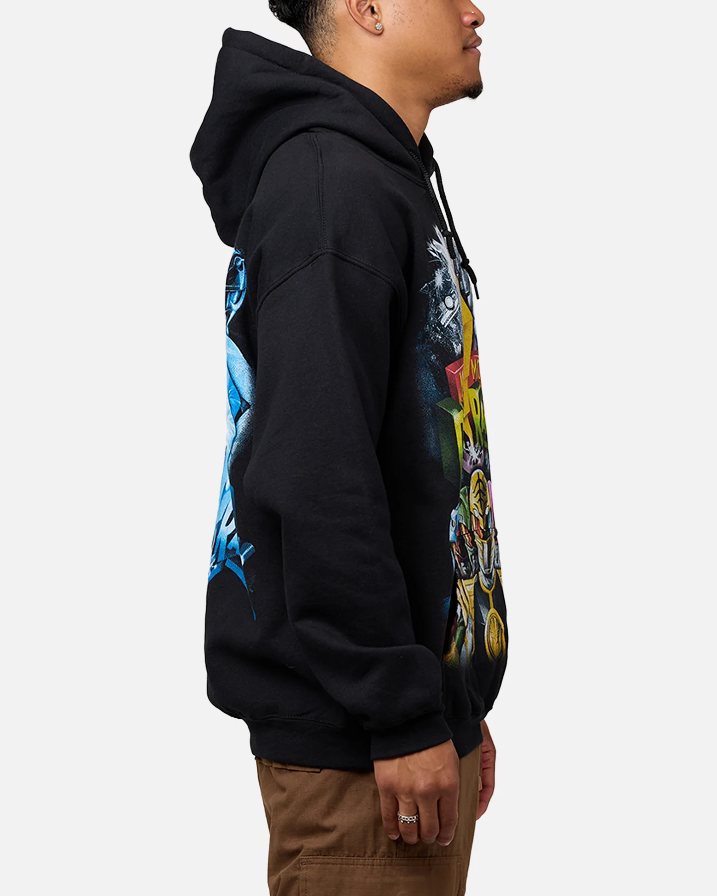 73Studio X Power Rangers Mighty Morphin Hoodie Black - Image 4
