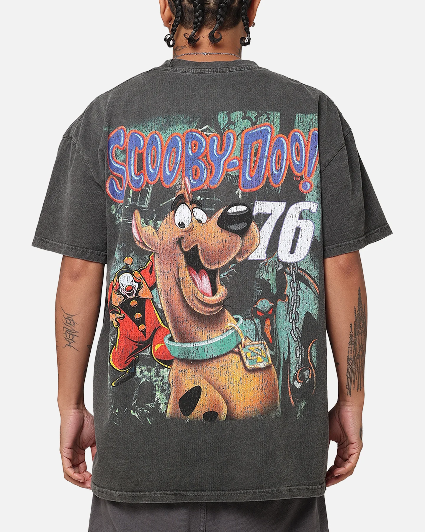 73Studio X Scooby-Doo Scooby-Doo Jumbo Heavyweight Vintage T-Shirt Black Wash - Image 2