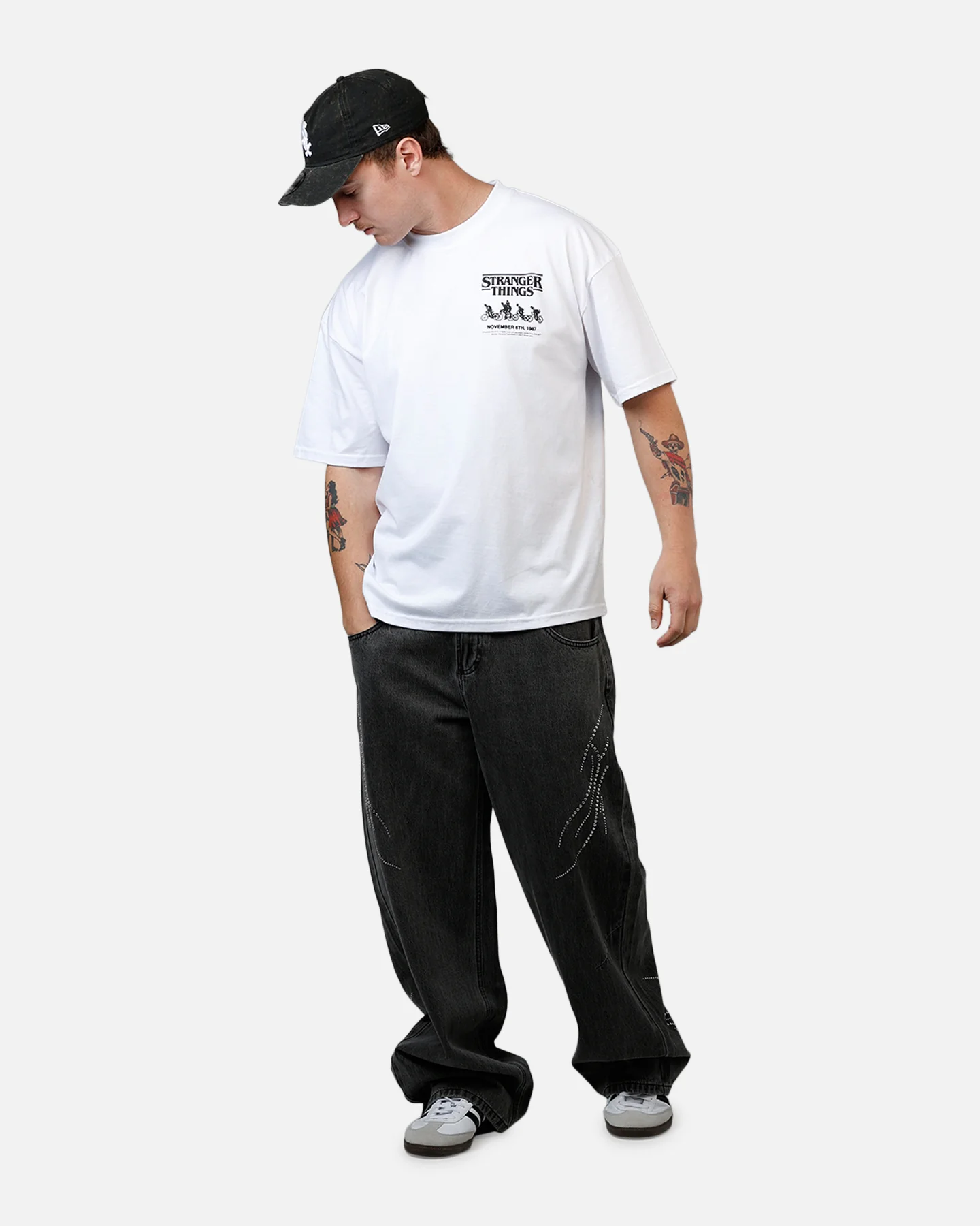 73Studio X Stranger Things One Last Adventure T-Shirt White - Image 3