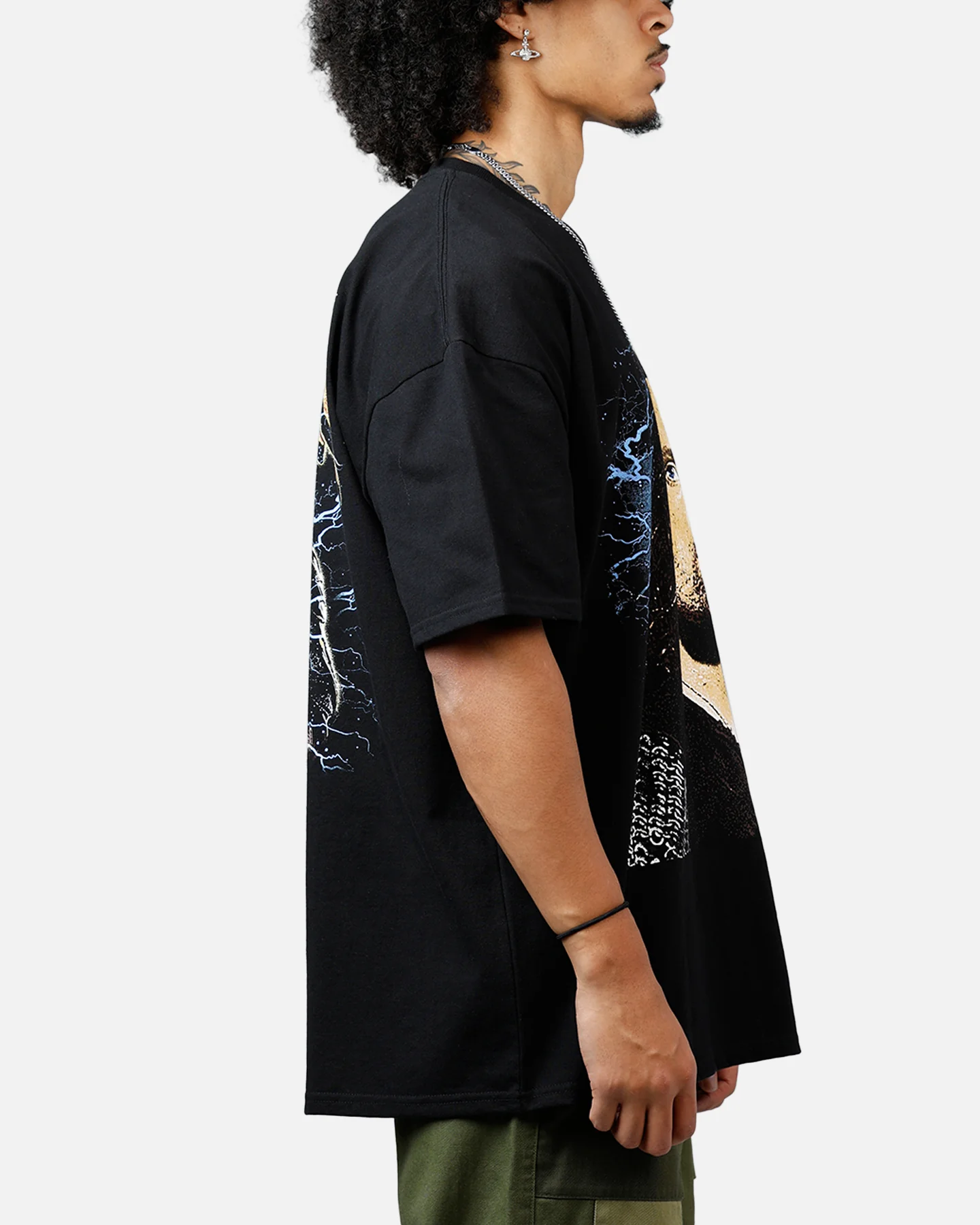 73Studio X The Lord Of The Rings Aragorn Heavyweight T-Shirt Black - Image 4