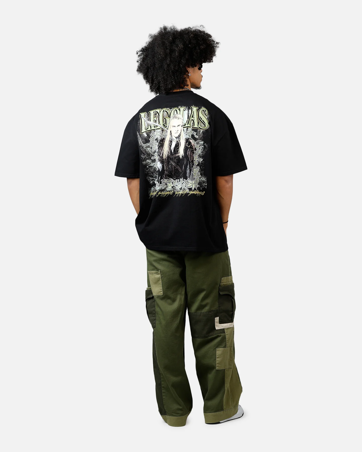 73Studio X The Lord Of The Rings Legolas Heavyweight T-Shirt Black - Image 6