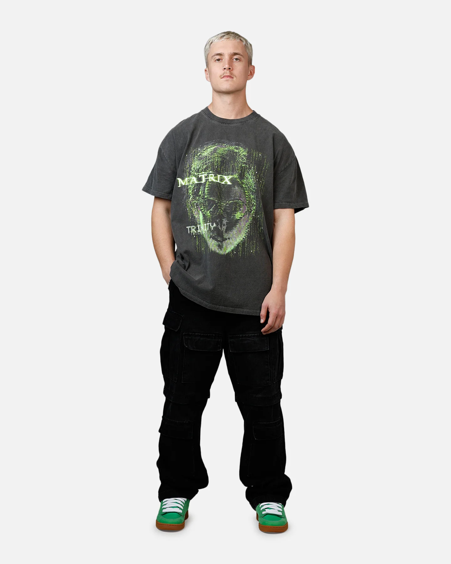 73Studio X The Matrix Trinity Heavyweight T-Shirt Black - Image 3
