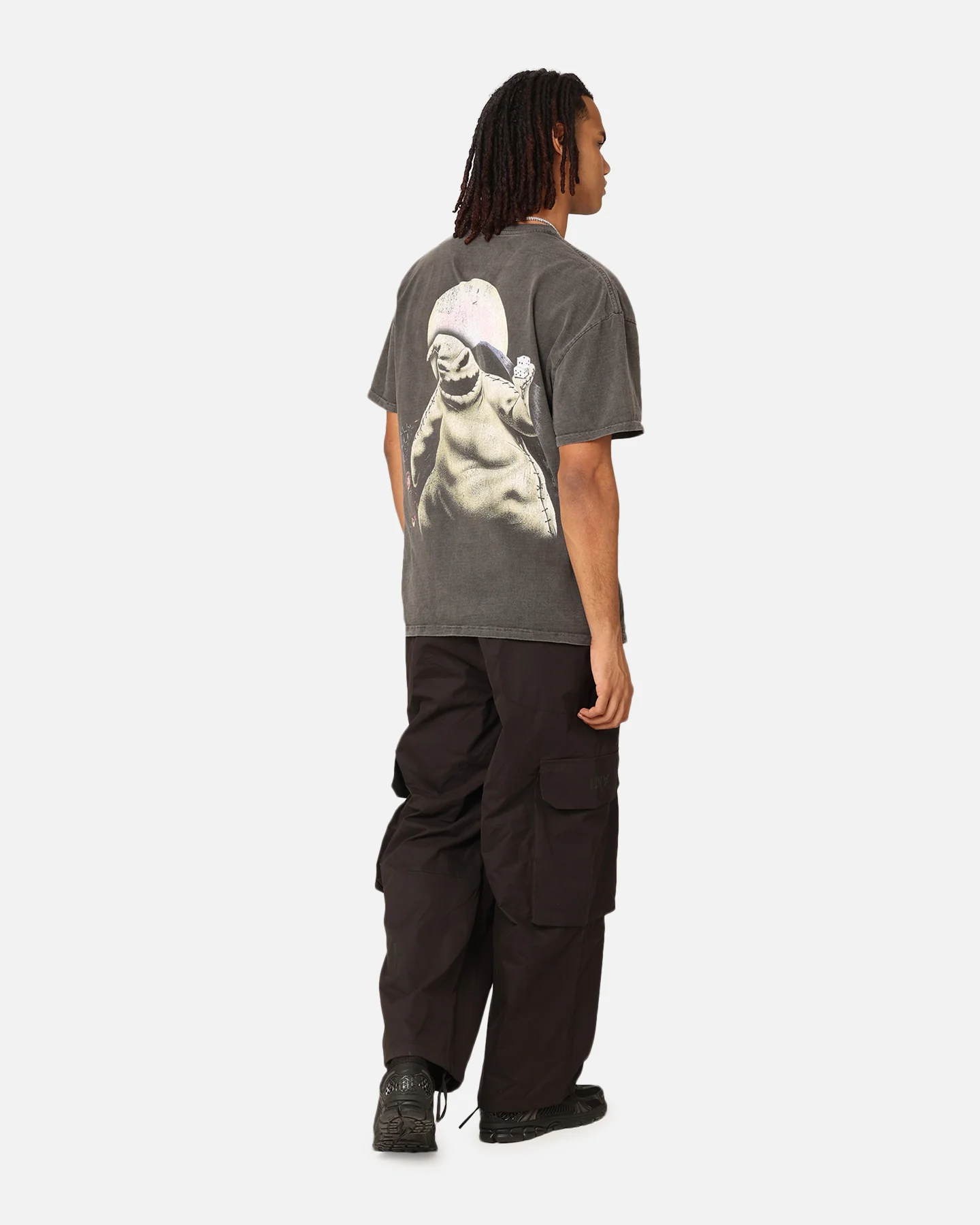 73Studio X The Nightmare Before Christmas Lock Shock & Barrel Heavyweight Vintage T-Shirt Black Wash - Image 8