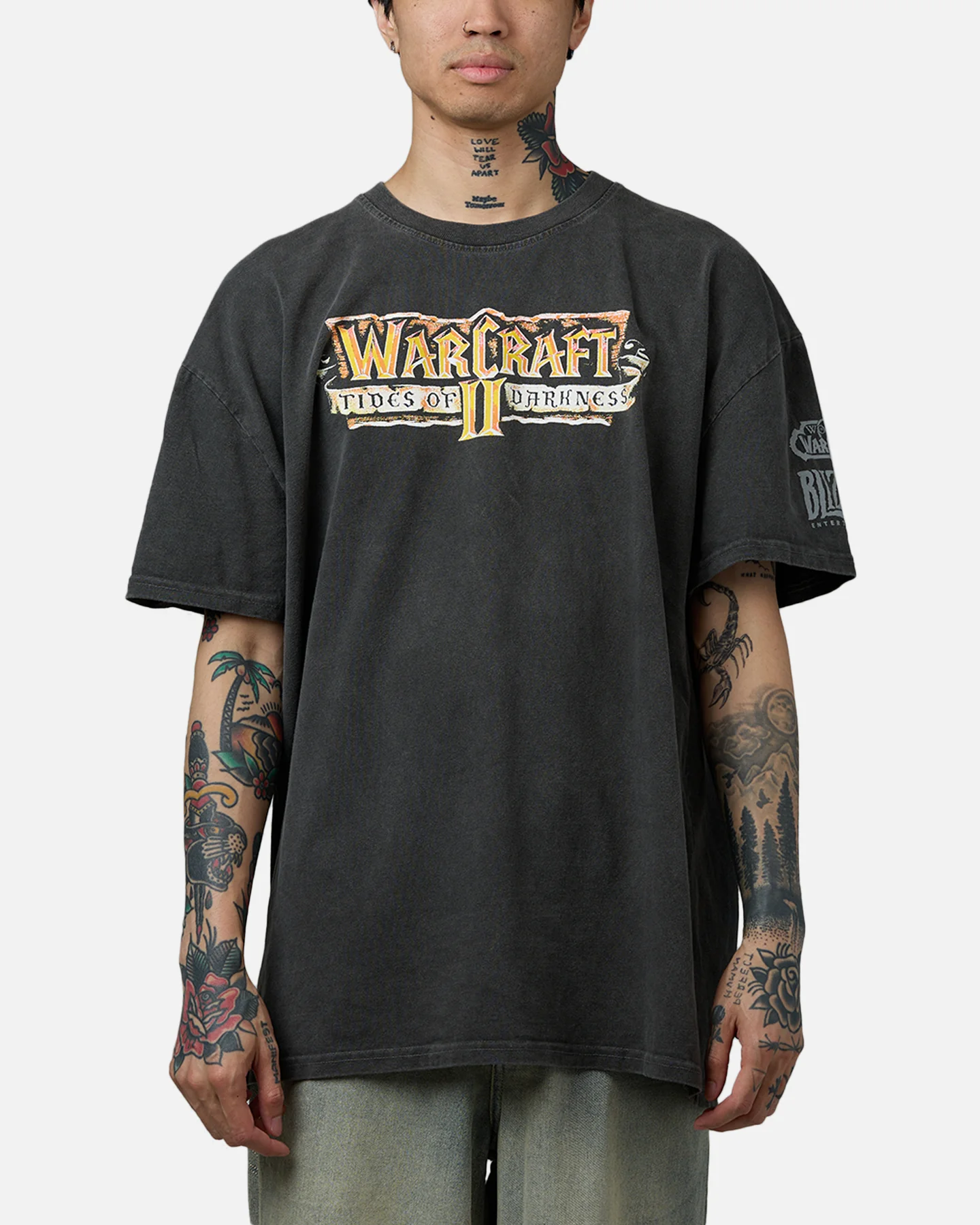 73Studio X Warcraft II: Tides Of Darkness T-Shirt Black Wash - Image 2