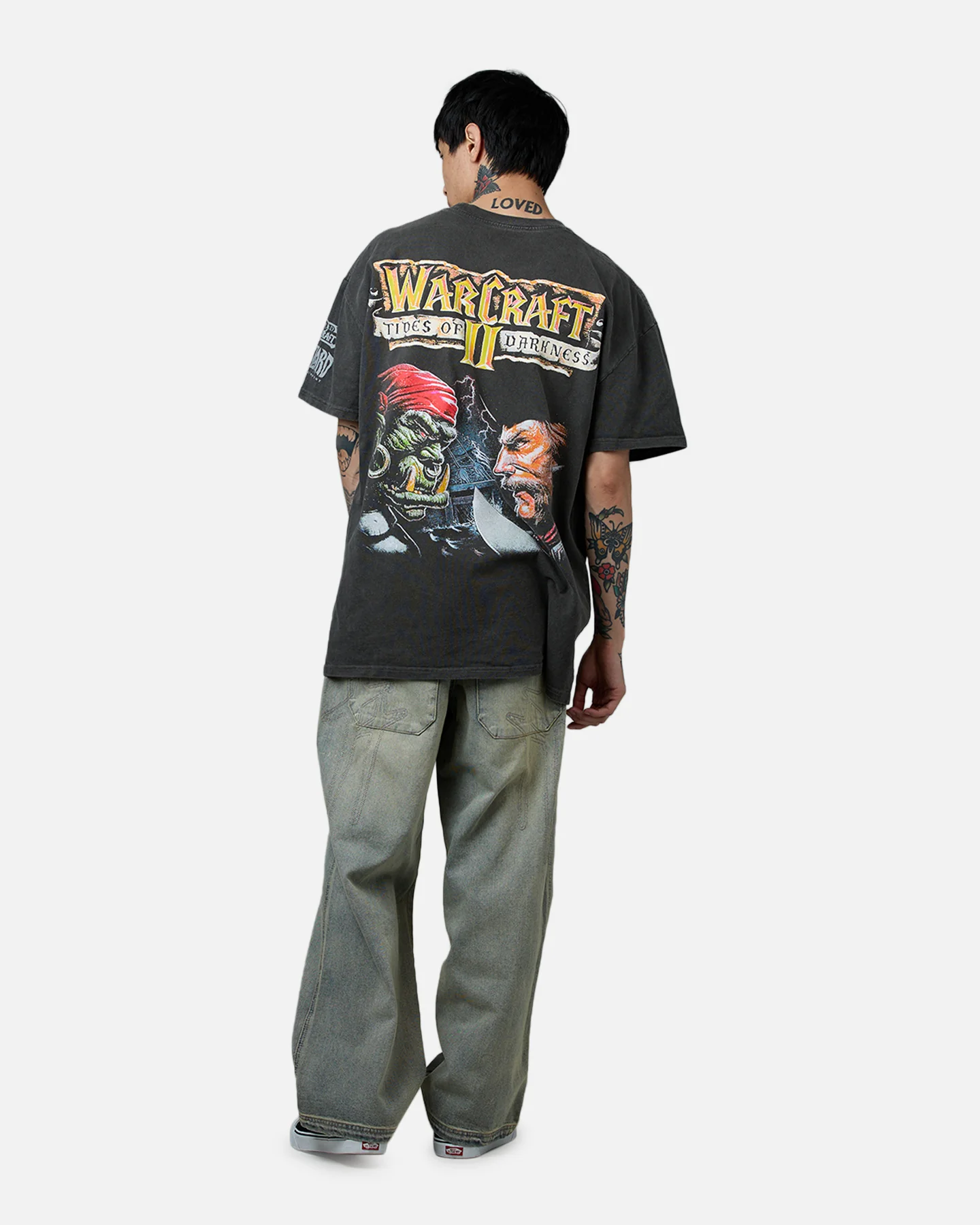 73Studio X Warcraft II: Tides Of Darkness T-Shirt Black Wash - Image 6