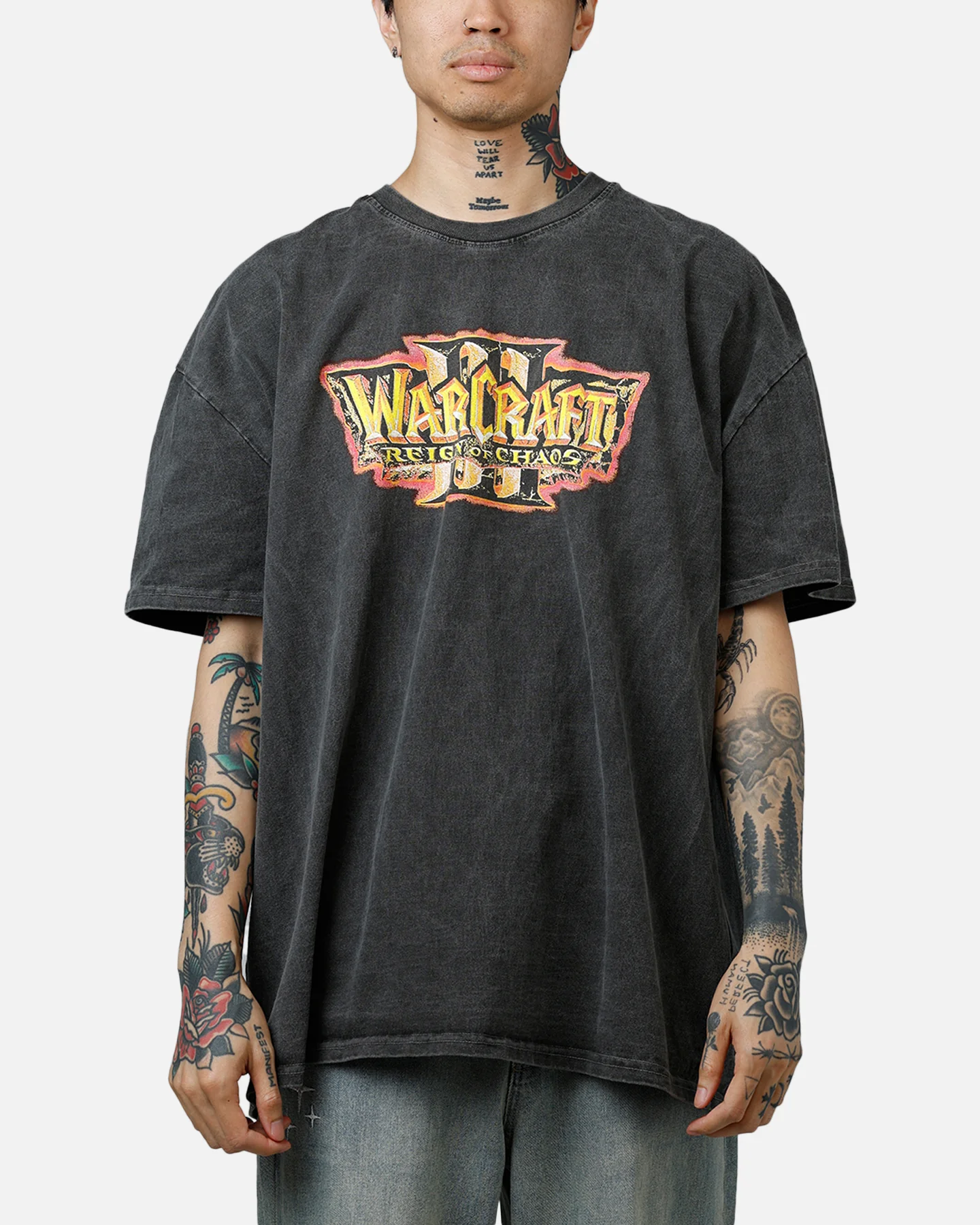 73Studio X Warcraft: Reign Of Chaos T-Shirt Black Wash - Image 2