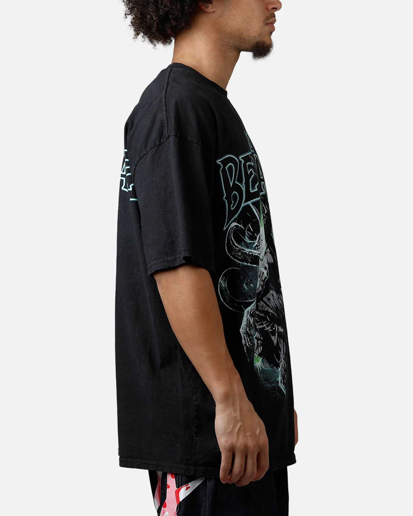 73Studio X Warcraft The Betrayer T-Shirt Black Acidwash - Image 4