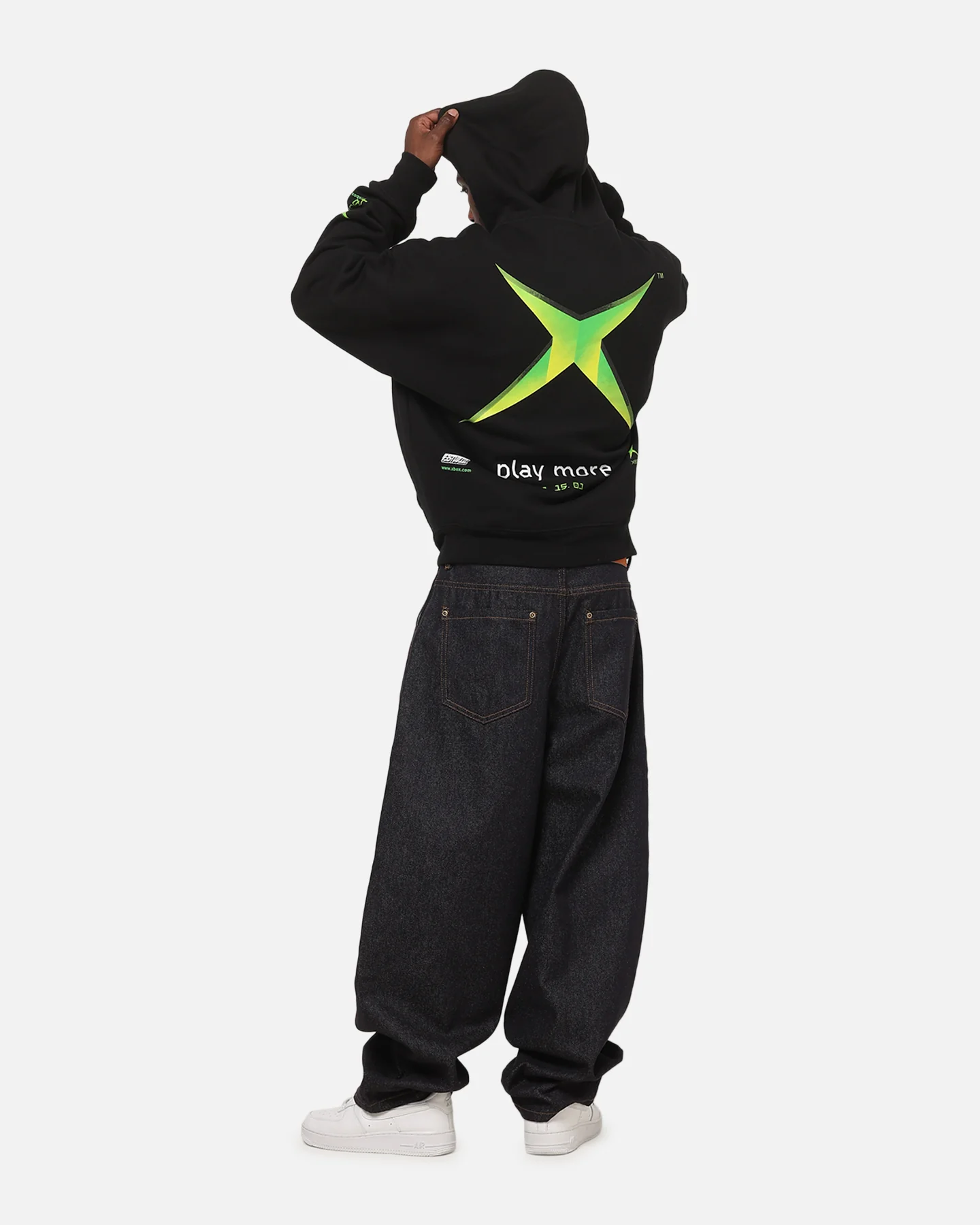 73Studio X Xbox 25th Anniversary 2001 Play More Zip Hoodie - Image 3