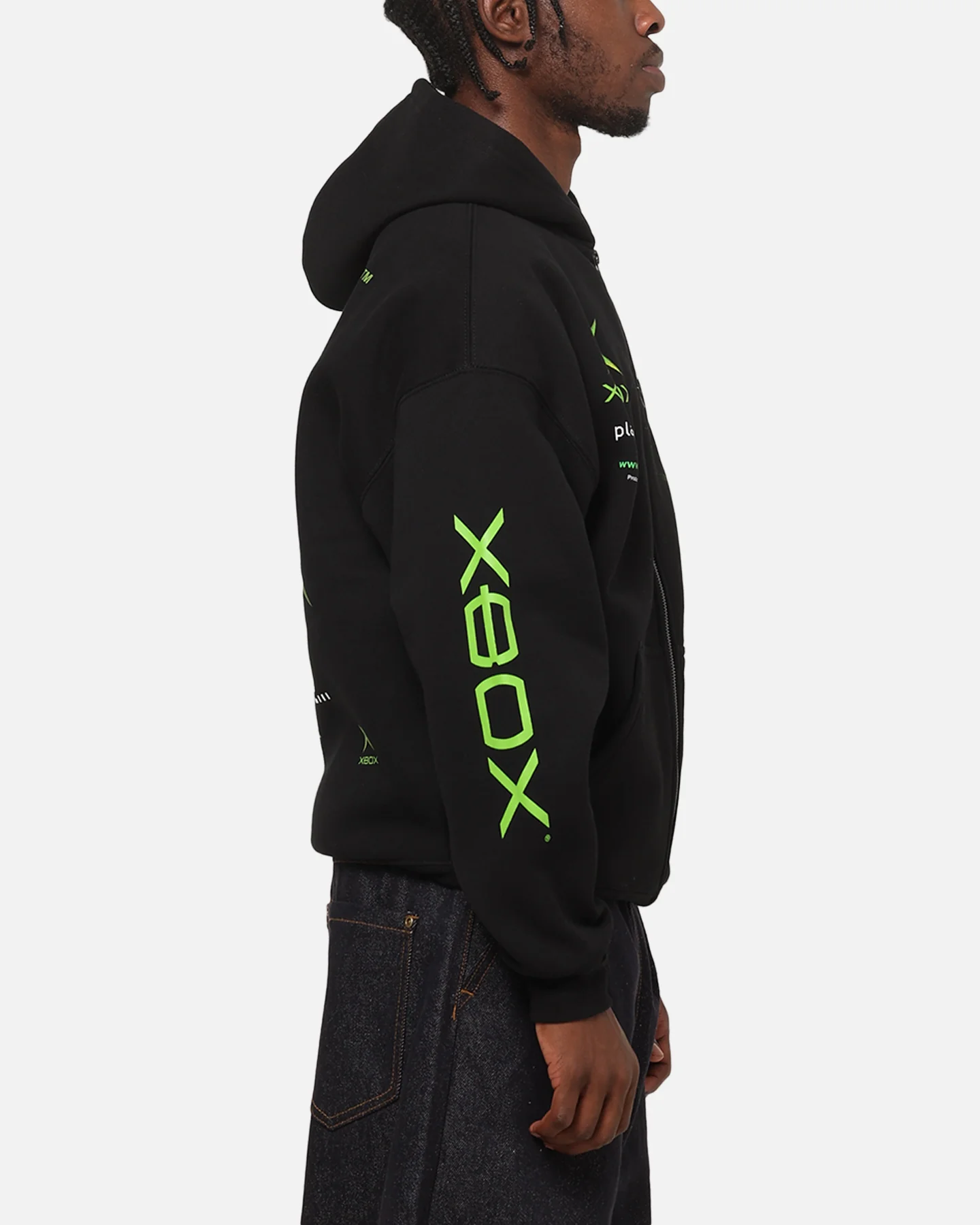 73Studio X Xbox 25th Anniversary 2001 Play More Zip Hoodie - Image 5